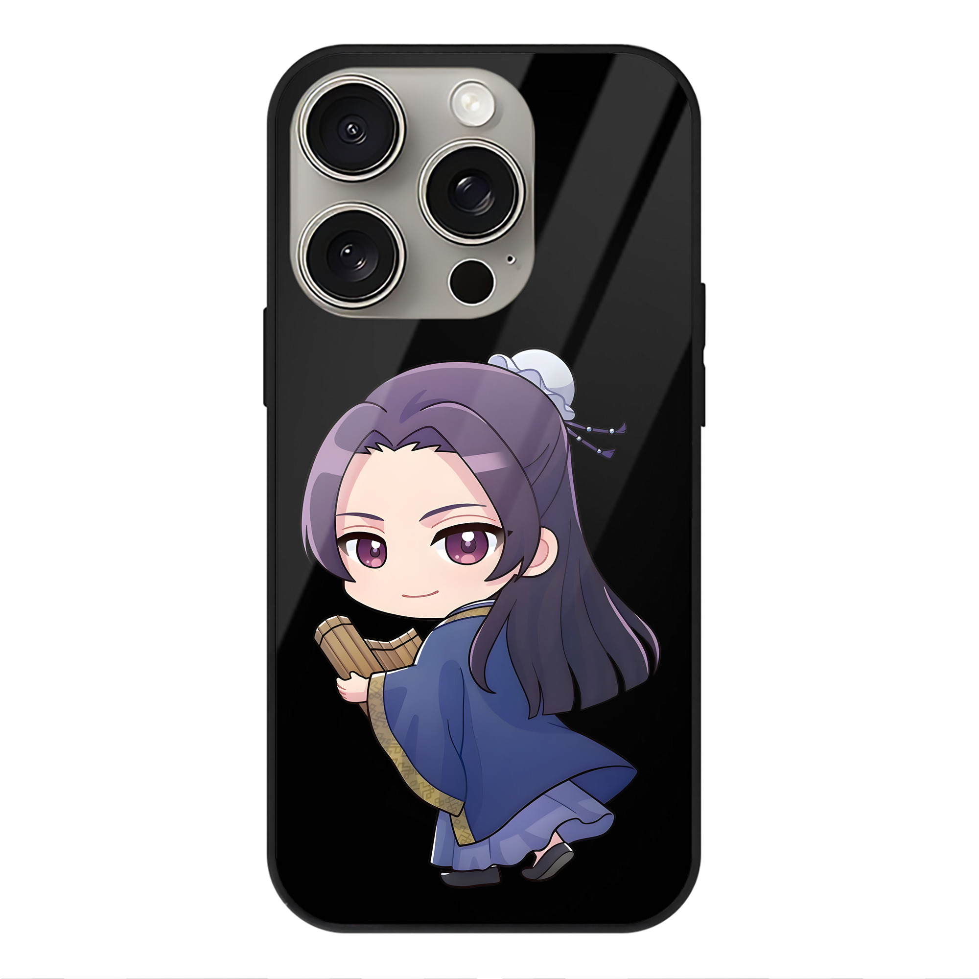 薬屋のひとりごと The Apothecary Diaries 【iPhone15Pro対応】スマホケース 耐衝撃＆黄変防止 背面ガラス