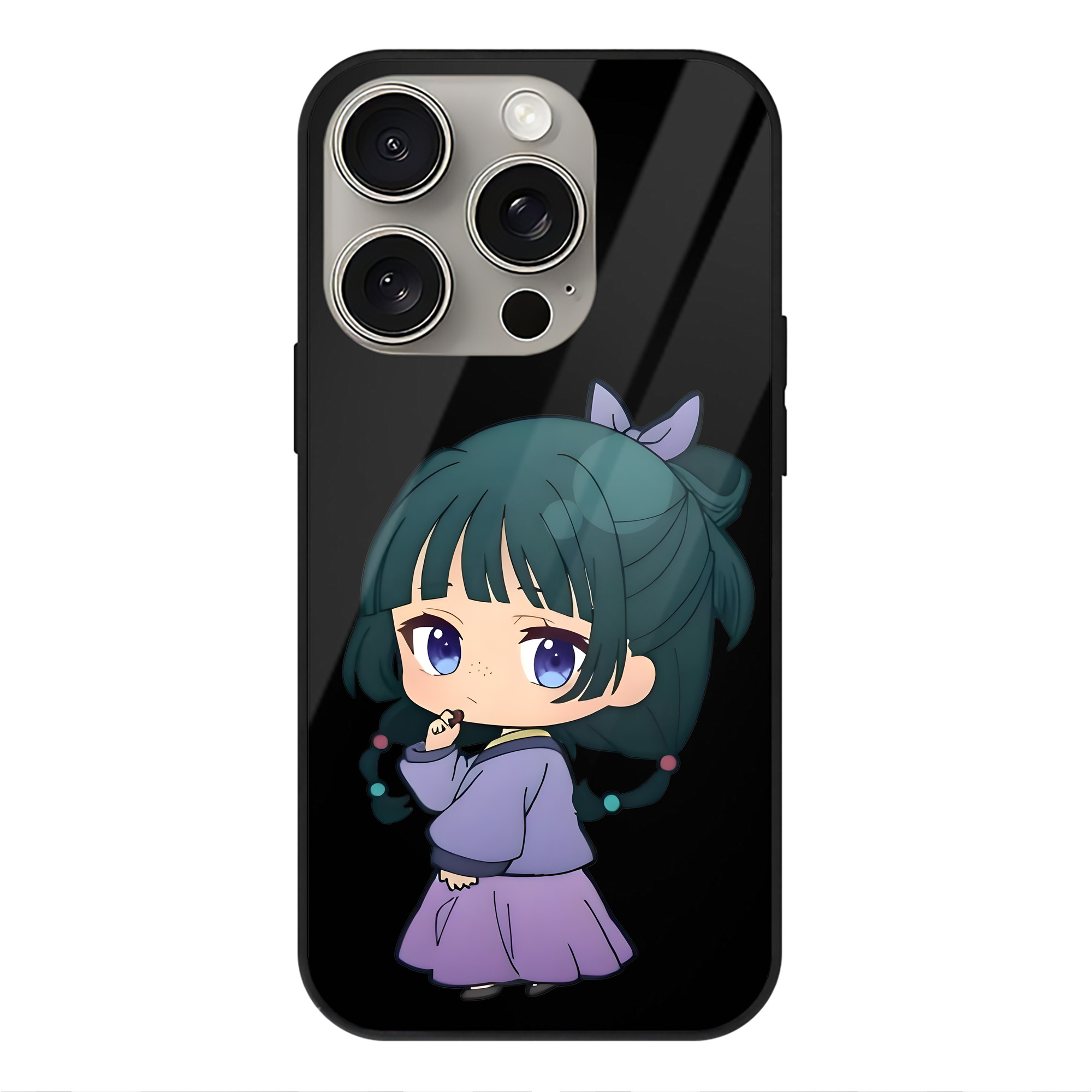 薬屋のひとりごと The Apothecary Diaries 【iPhone15Pro対応】スマホケース 耐衝撃＆黄変防止 背面ガラス