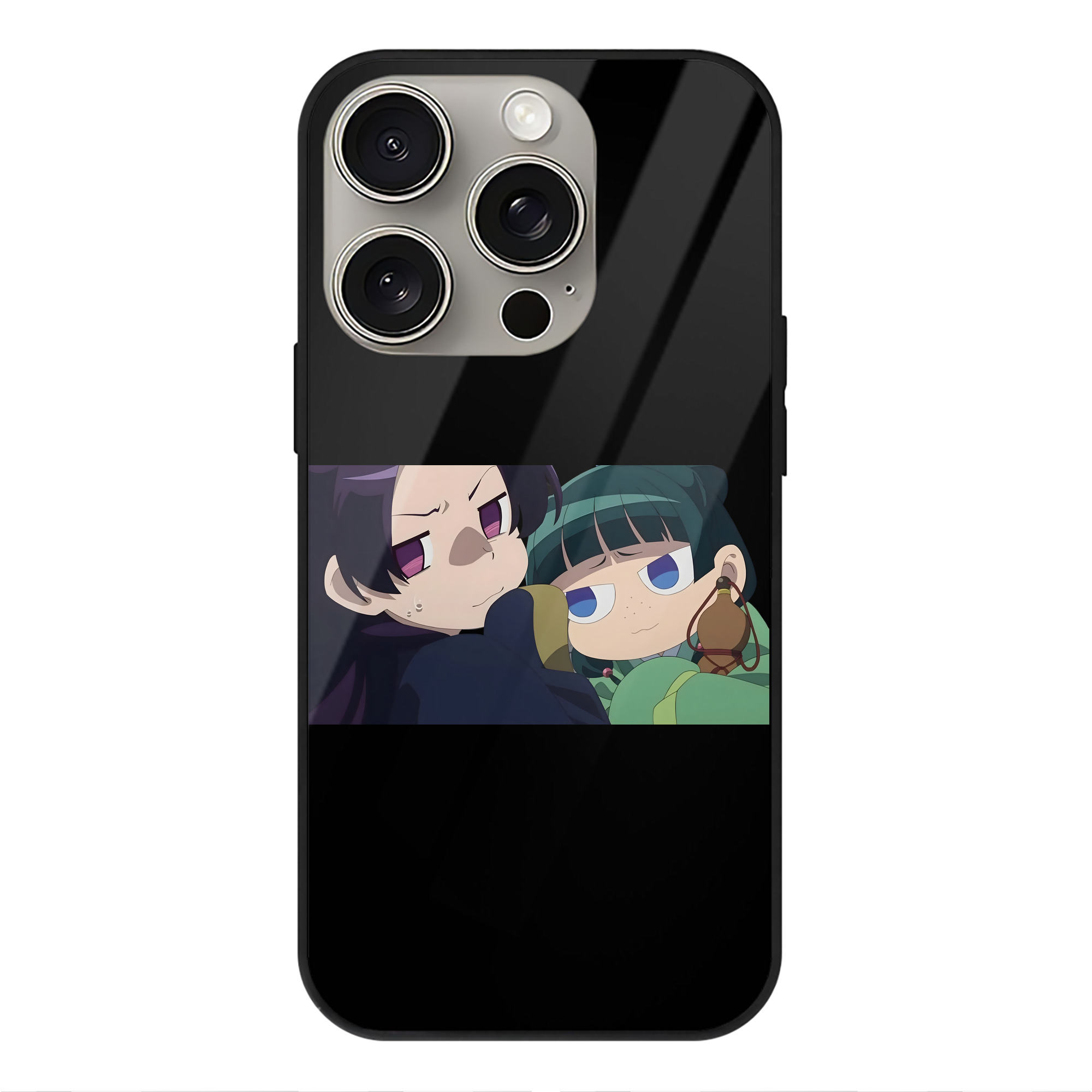 薬屋のひとりごと The Apothecary Diaries 【iPhone15Pro対応】スマホケース 耐衝撃＆黄変防止 背面ガラス