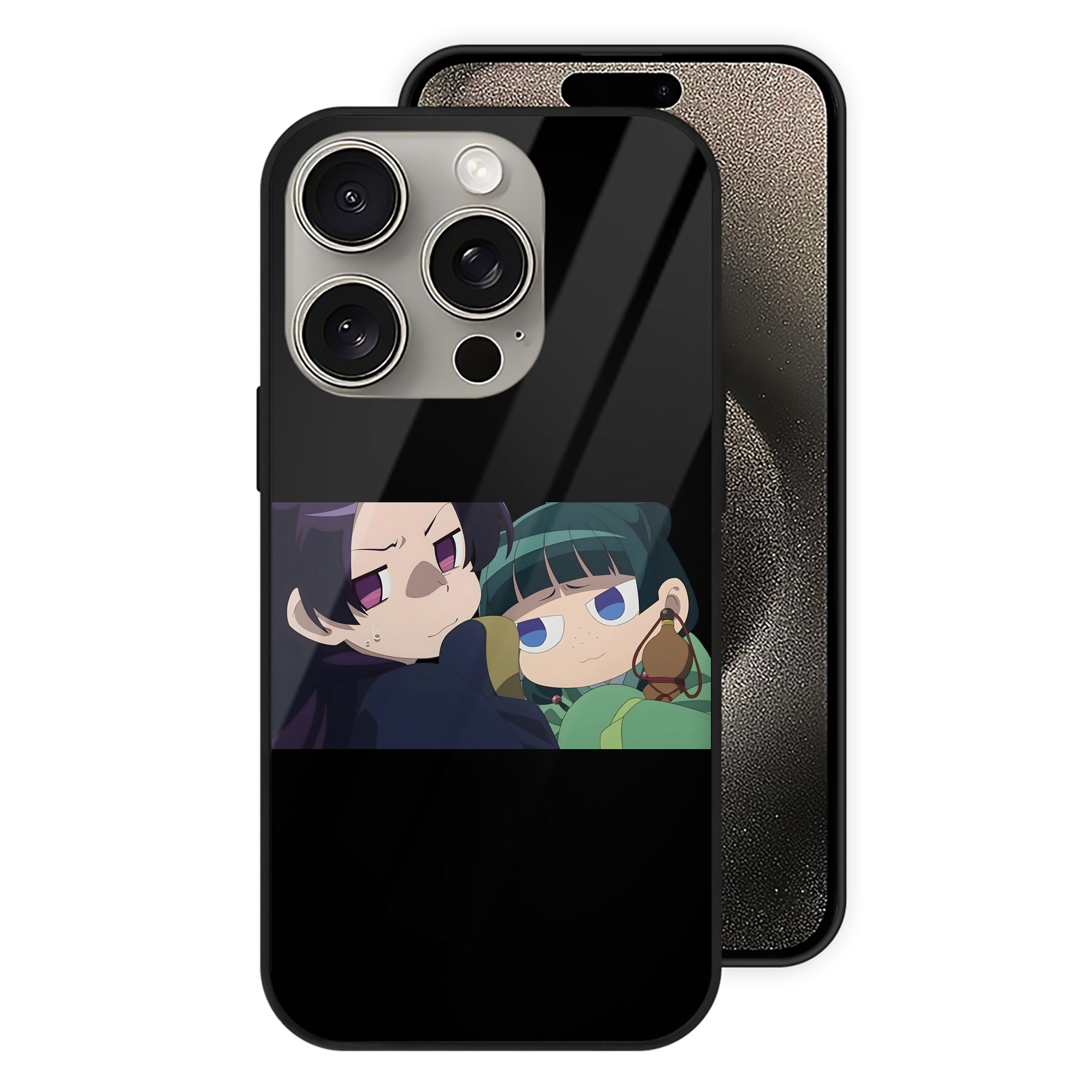 薬屋のひとりごと The Apothecary Diaries 【iPhone15Pro対応】スマホケース 耐衝撃＆黄変防止 背面ガラス