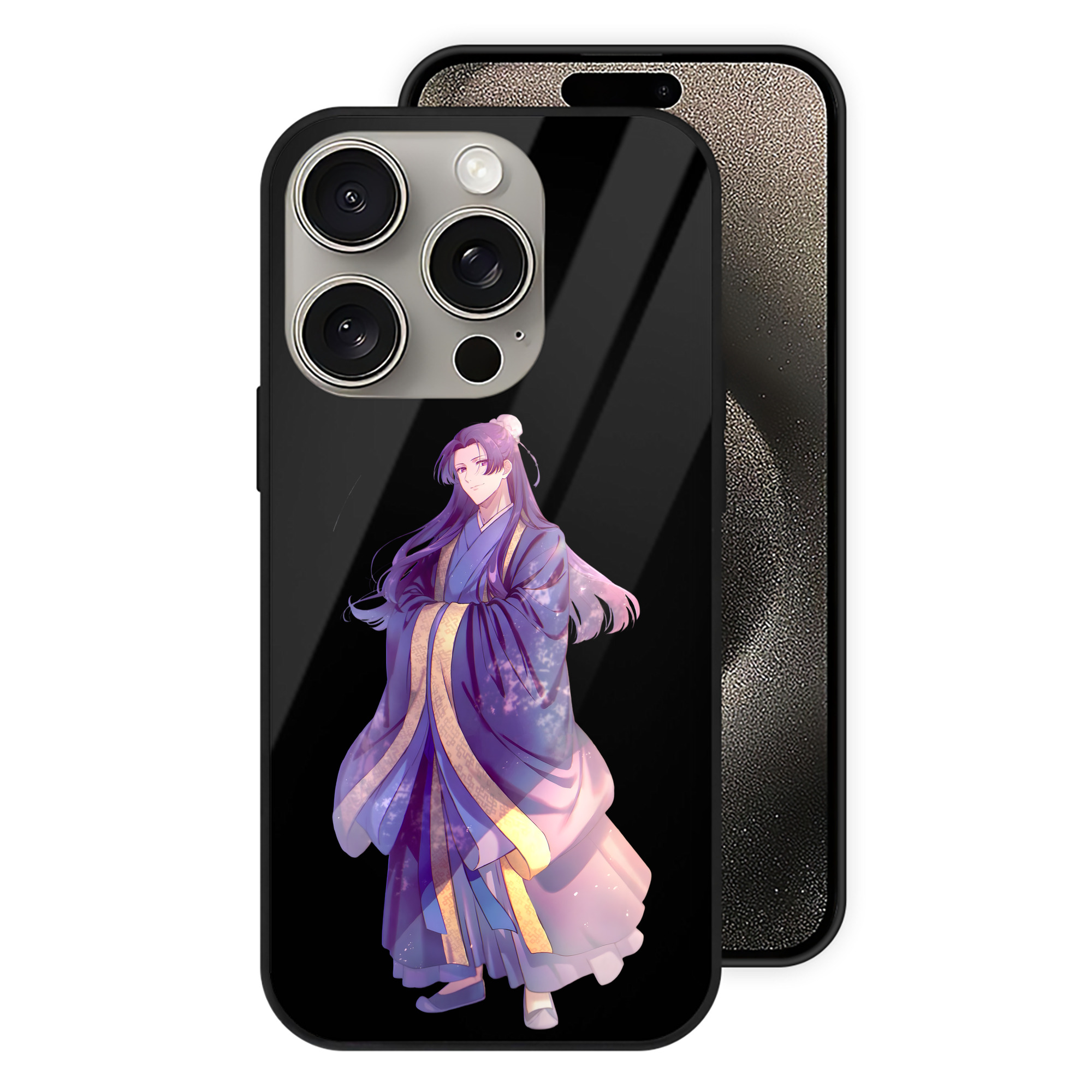 （画像用） 薬屋のひとりごと The Apothecary Diaries 【iPhone15Pro対応】スマホケース 耐衝撃＆黄変防止 背面ガラス