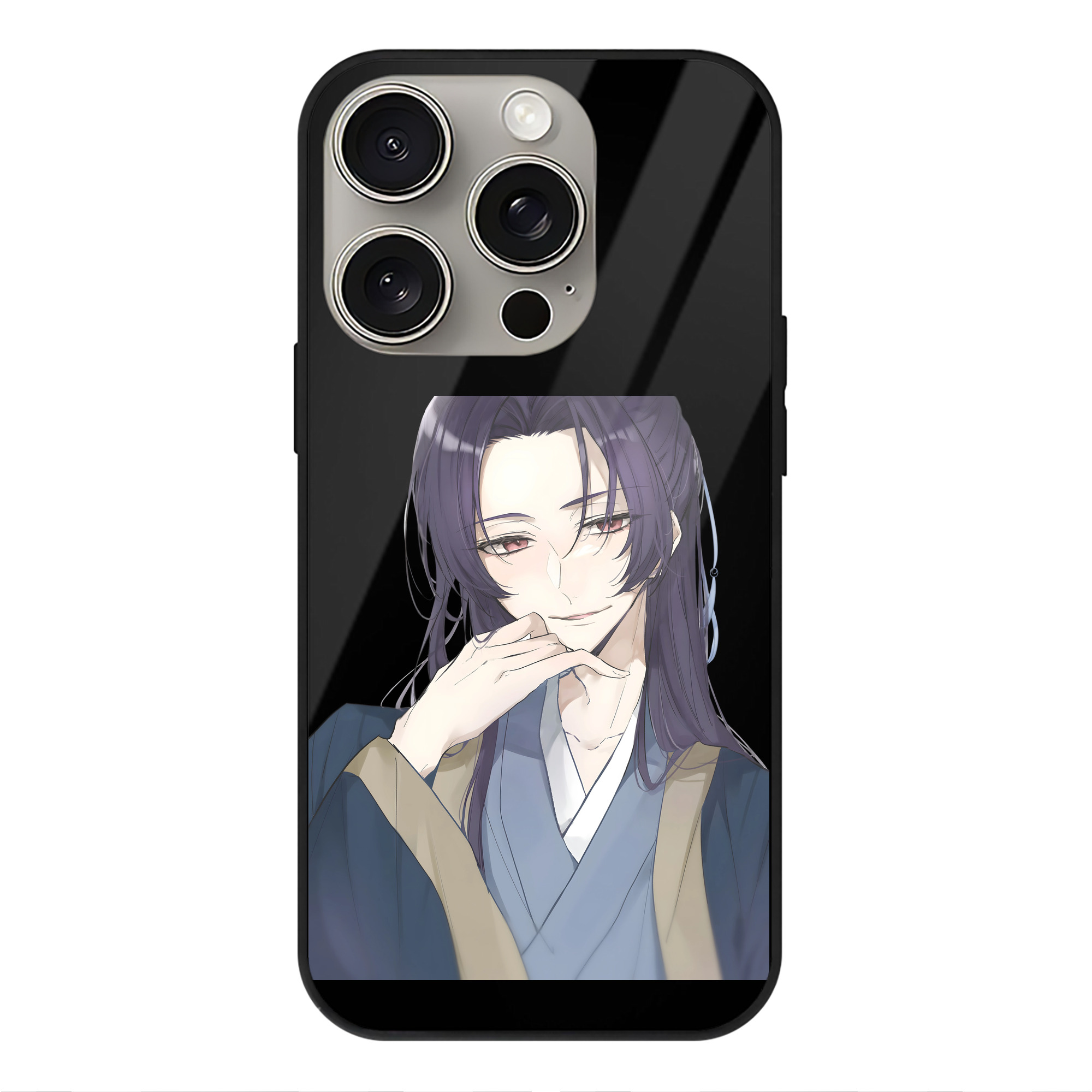 薬屋のひとりごと The Apothecary Diaries 【iPhone15Pro対応】スマホケース 耐衝撃＆黄変防止 背面ガラス
