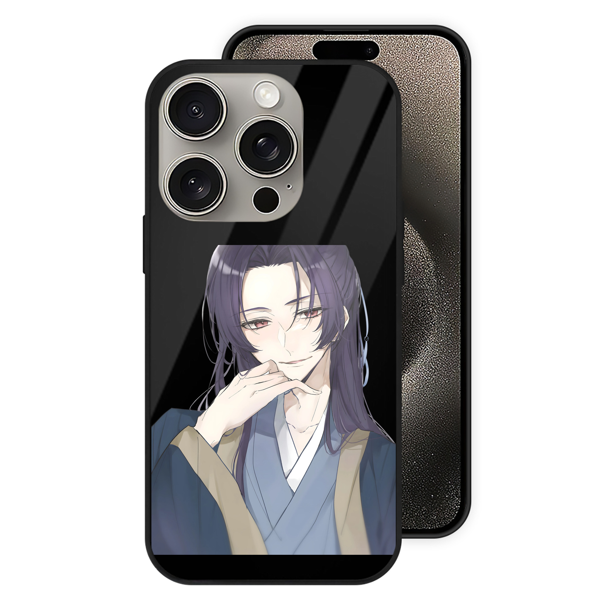 薬屋のひとりごと The Apothecary Diaries 【iPhone15Pro対応】スマホケース 耐衝撃＆黄変防止 背面ガラス