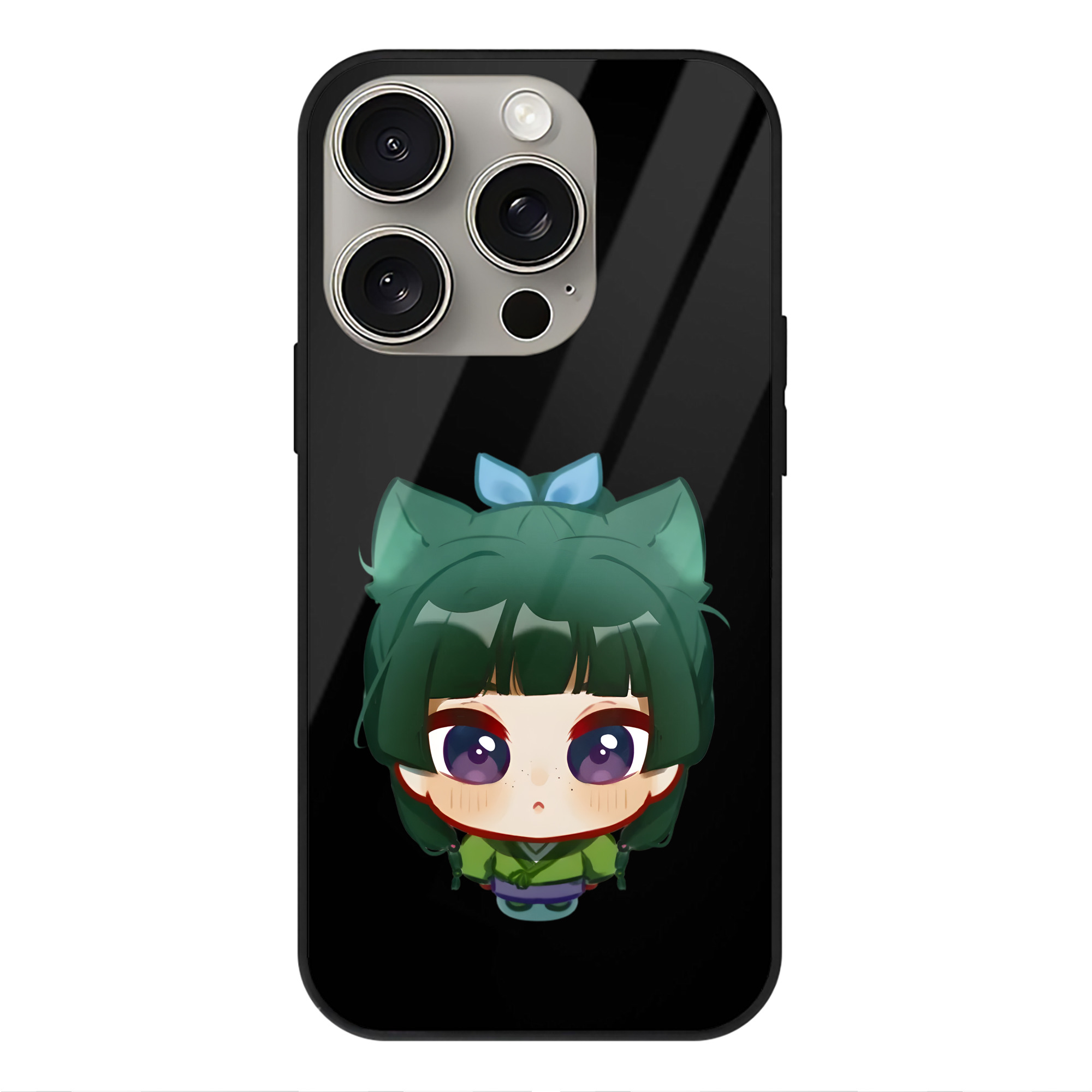 薬屋のひとりごと The Apothecary Diaries 【iPhone15Pro対応】スマホケース 耐衝撃＆黄変防止 背面ガラス