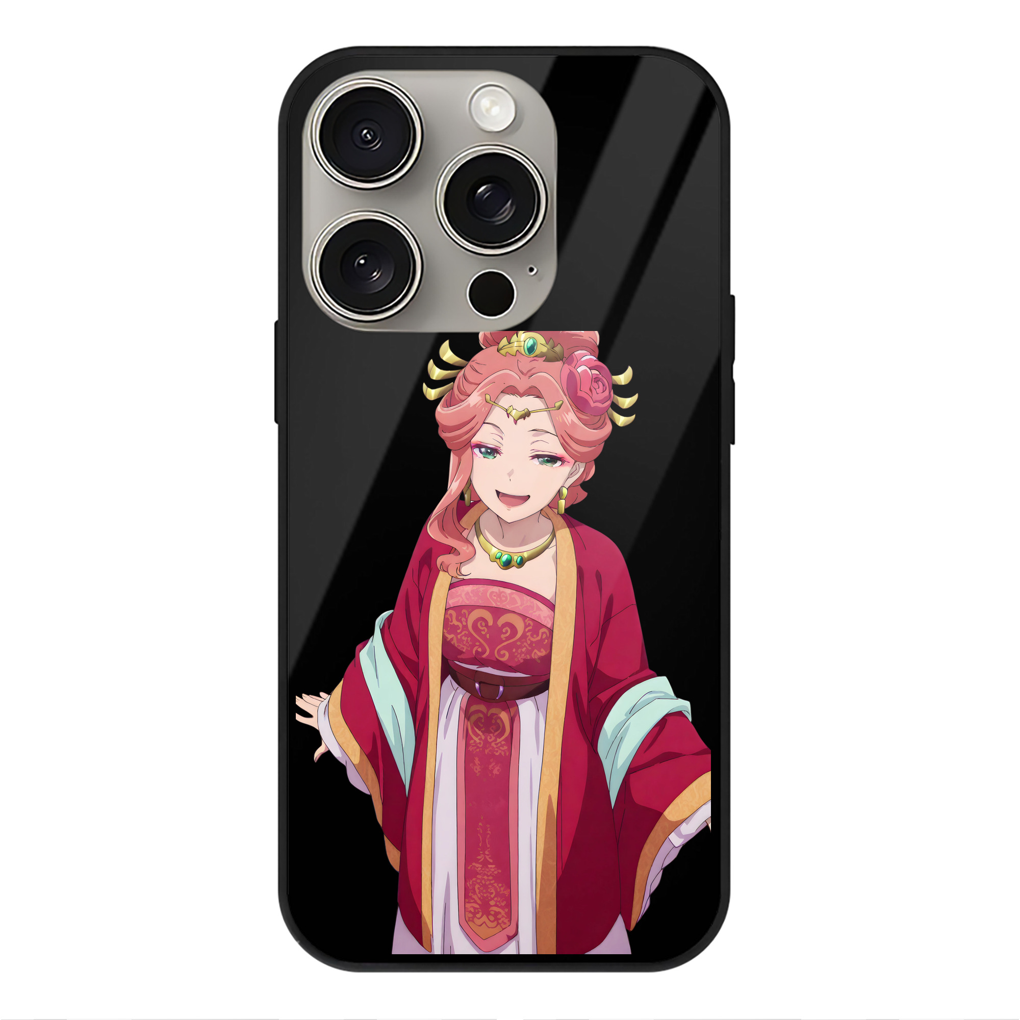 薬屋のひとりごと The Apothecary Diaries 【iPhone15Pro対応】スマホケース 耐衝撃＆黄変防止 背面ガラス