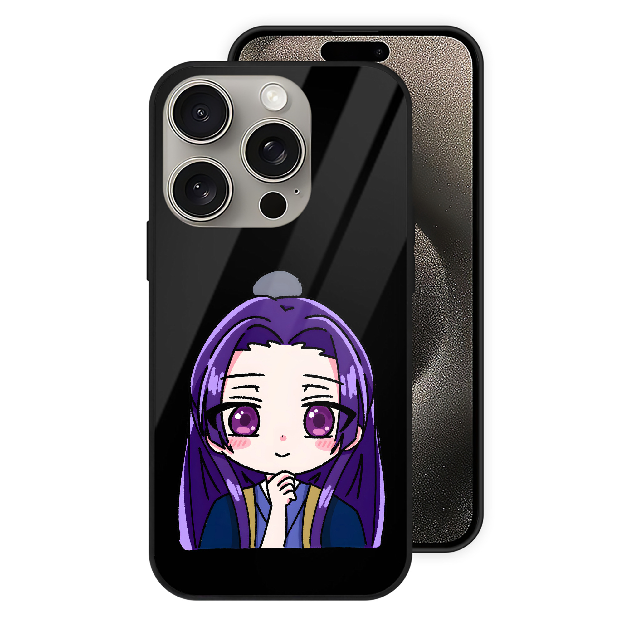 薬屋のひとりごと The Apothecary Diaries 【iPhone15Pro対応】スマホケース 耐衝撃＆黄変防止 背面ガラス