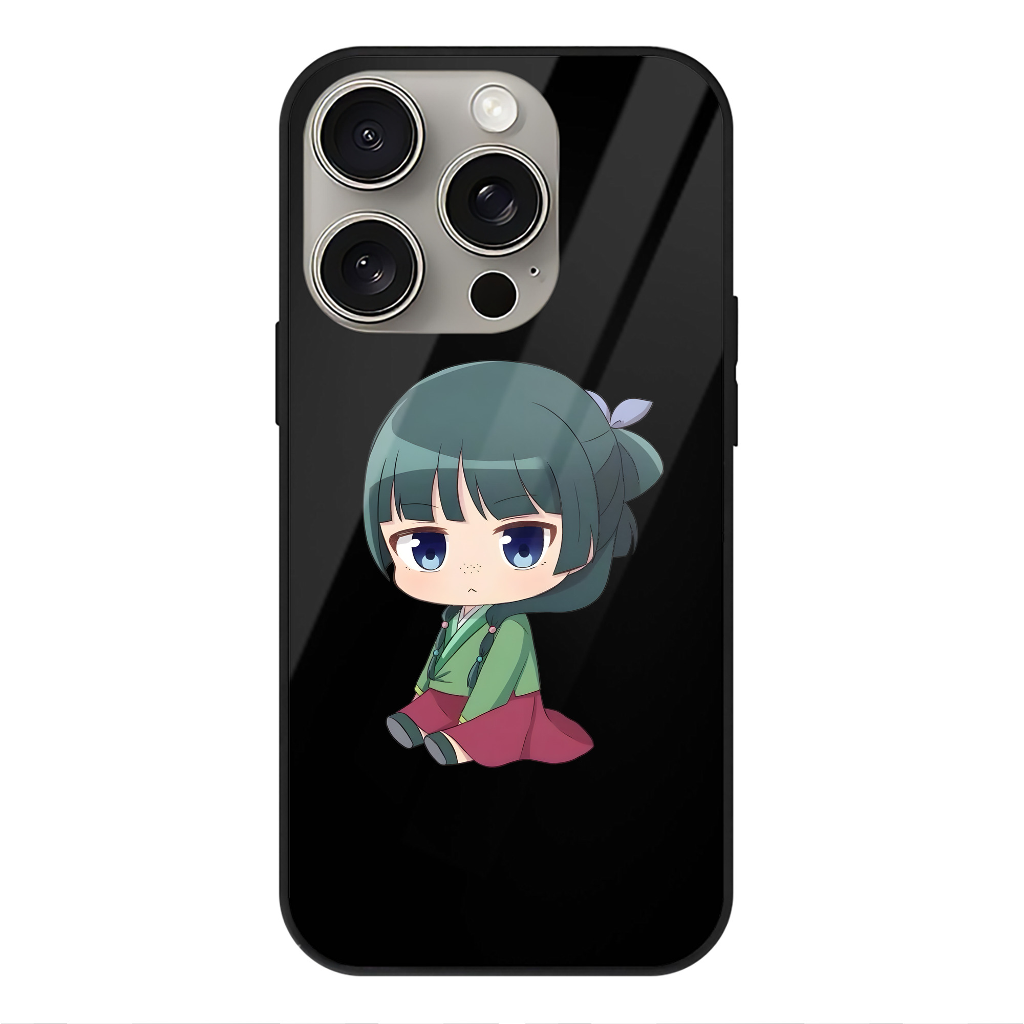 薬屋のひとりごと The Apothecary Diaries 【iPhone15Pro対応】スマホケース 耐衝撃＆黄変防止 背面ガラス