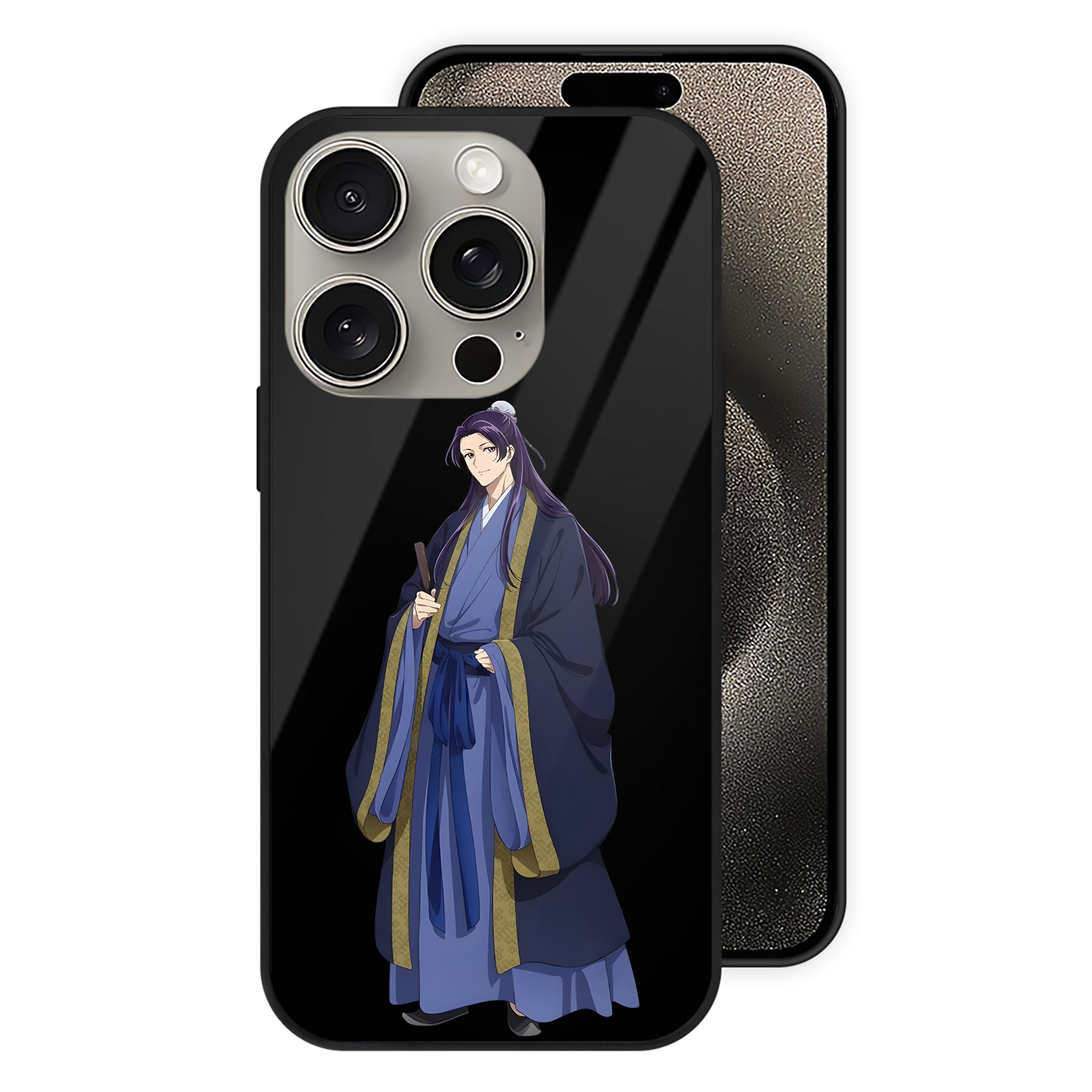 薬屋のひとりごと The Apothecary Diaries 【iPhone15Pro対応】スマホケース 耐衝撃＆黄変防止 背面ガラス