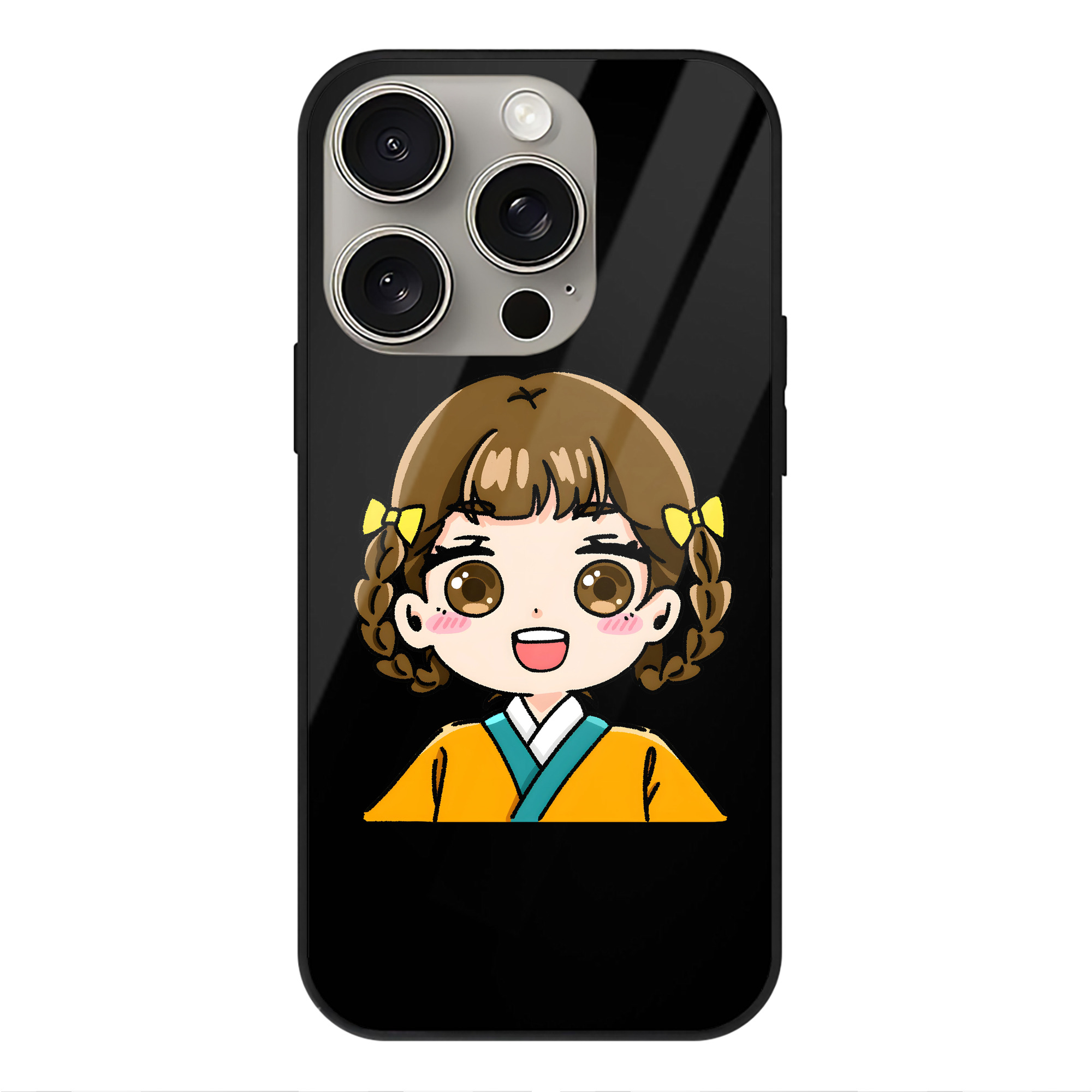 薬屋のひとりごと The Apothecary Diaries 【iPhone15Pro対応】スマホケース 耐衝撃＆黄変防止 背面ガラス