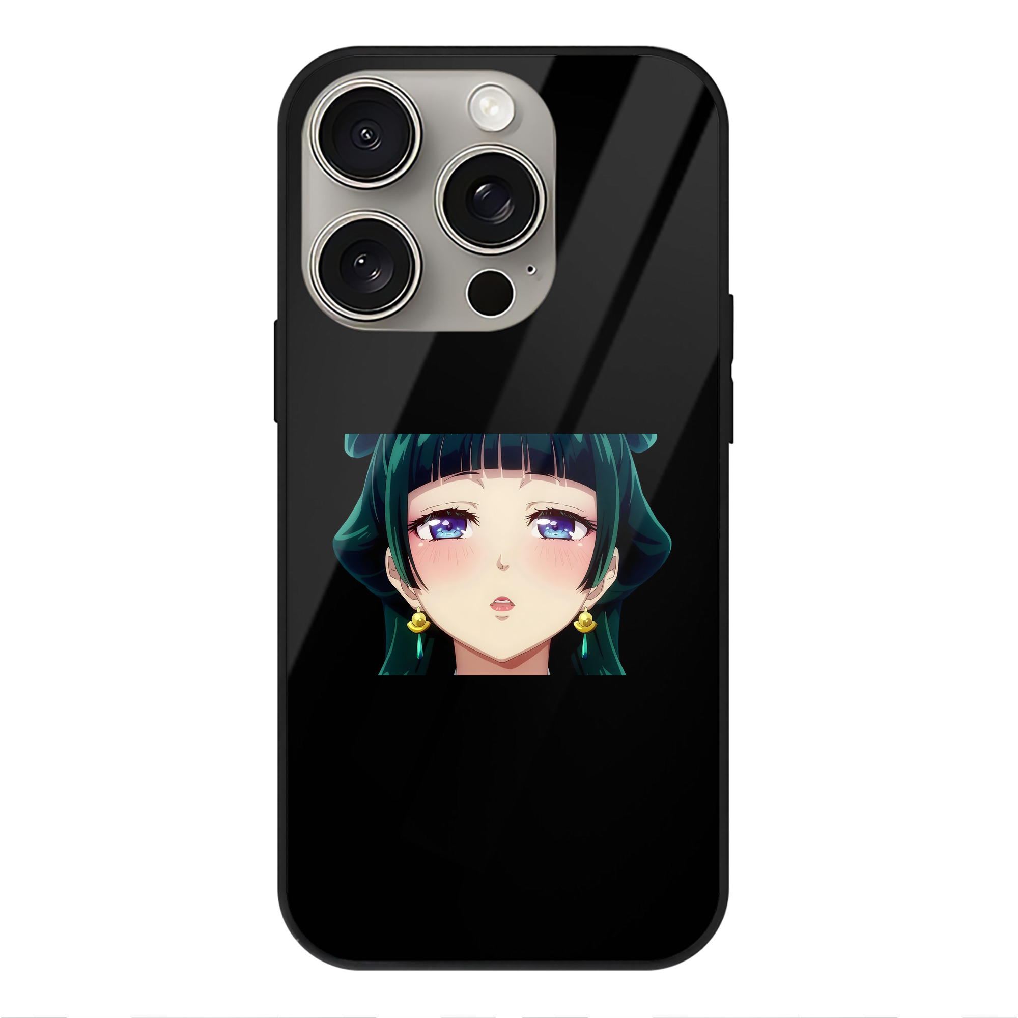 薬屋のひとりごと The Apothecary Diaries 【iPhone15Pro対応】スマホケース 耐衝撃＆黄変防止 背面ガラス