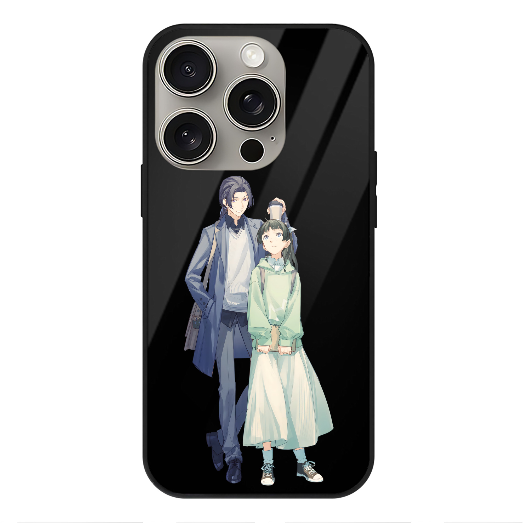 薬屋のひとりごと The Apothecary Diaries 【iPhone15Pro対応】スマホケース 耐衝撃＆黄変防止 背面ガラス