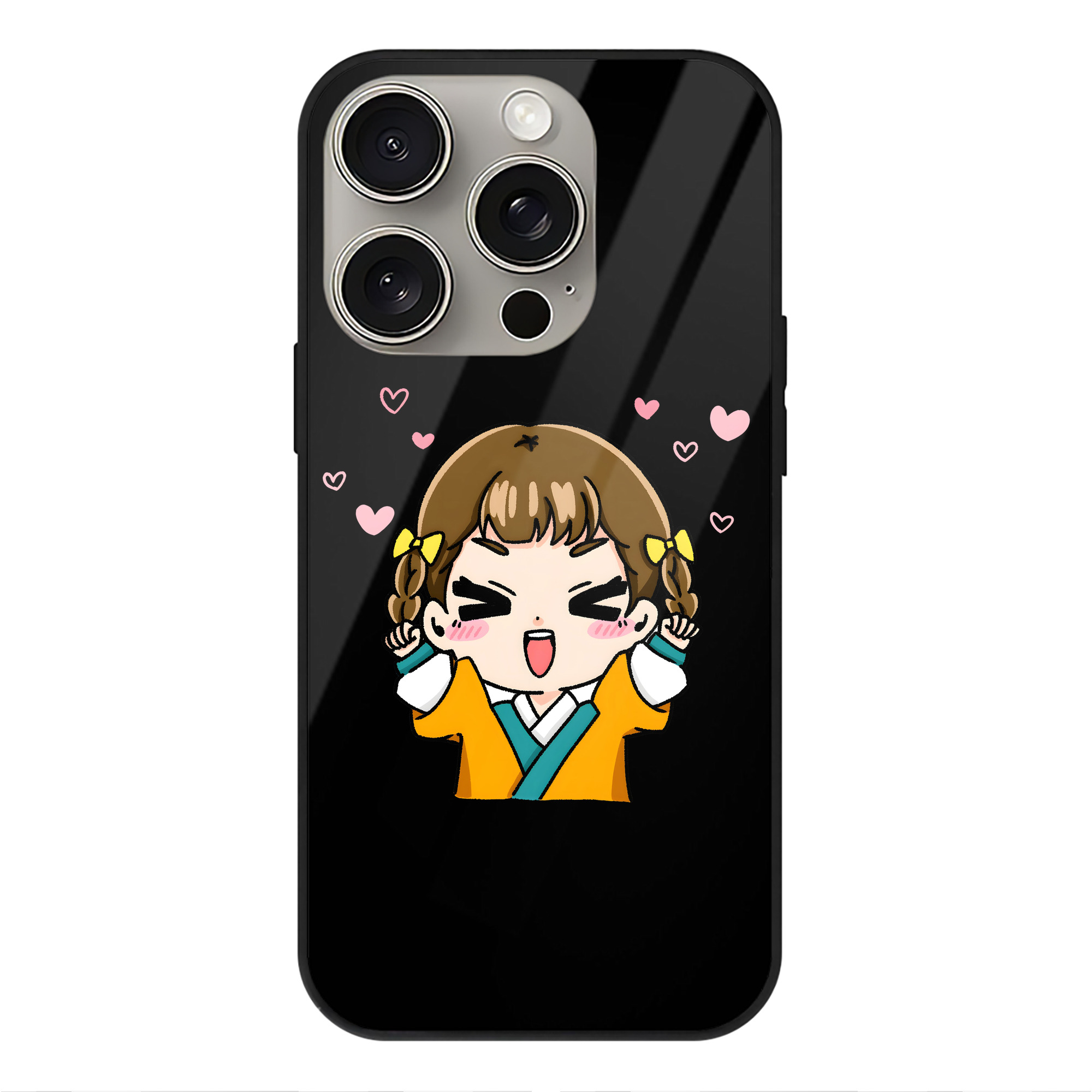 薬屋のひとりごと The Apothecary Diaries 【iPhone15Pro対応】スマホケース 耐衝撃＆黄変防止 背面ガラス