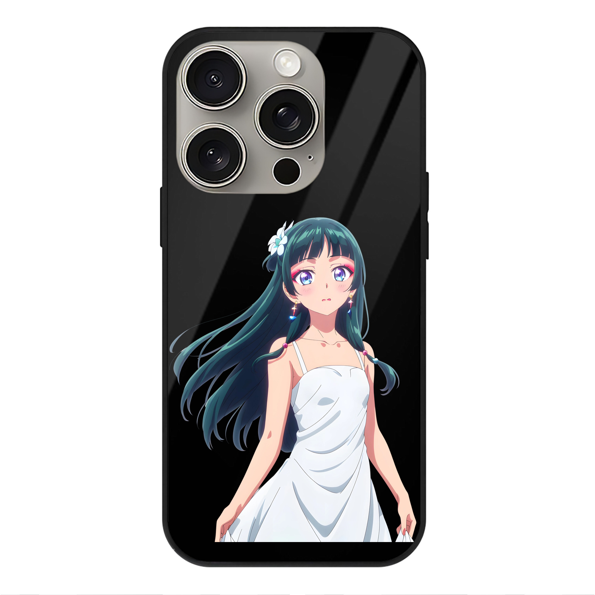 薬屋のひとりごと The Apothecary Diaries 【iPhone15Pro対応】スマホケース 耐衝撃＆黄変防止 背面ガラス