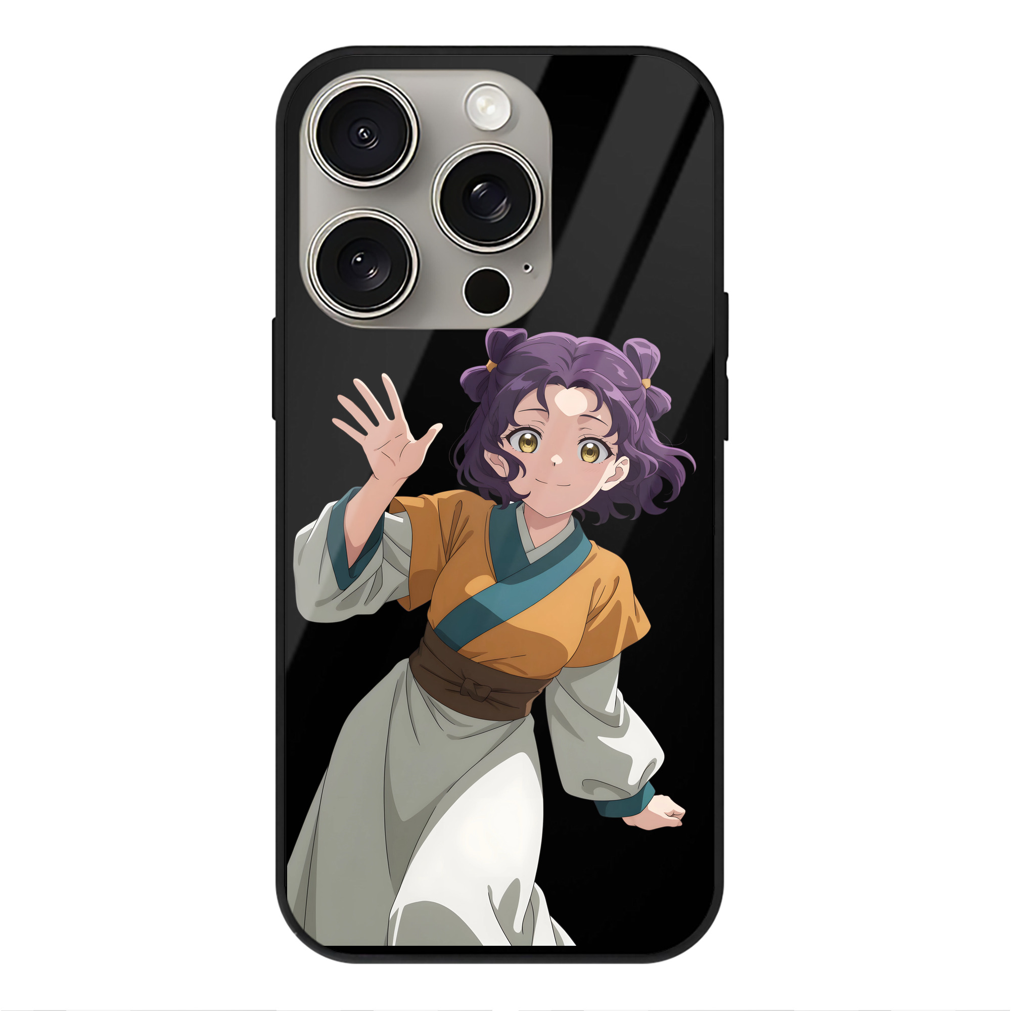 薬屋のひとりごと The Apothecary Diaries 【iPhone15Pro対応】スマホケース 耐衝撃＆黄変防止 背面ガラス