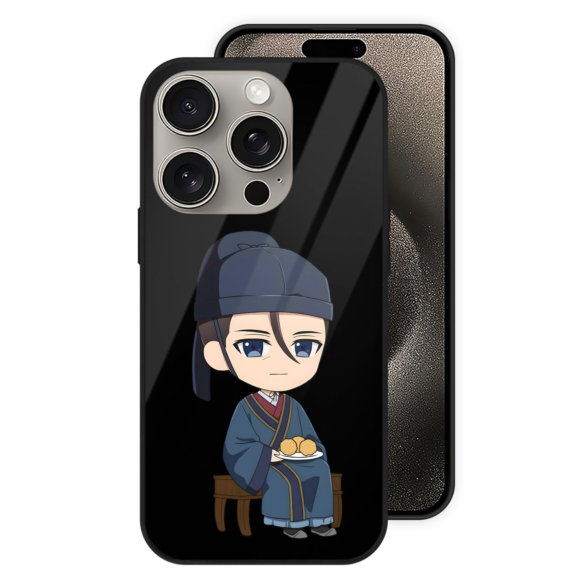 薬屋のひとりごと The Apothecary Diaries 【iPhone15Pro対応】スマホケース 耐衝撃＆黄変防止 背面ガラス
