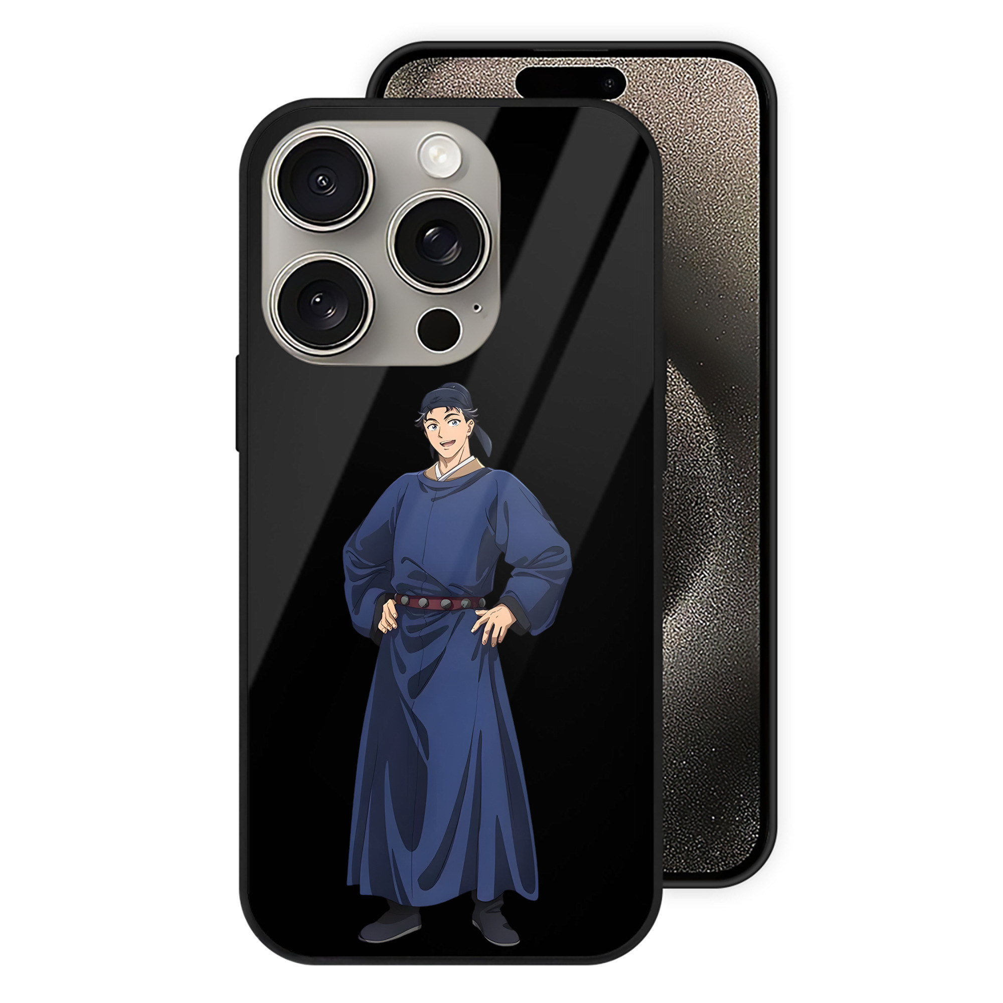 （画像用） 薬屋のひとりごと The Apothecary Diaries 【iPhone15Pro対応】スマホケース 耐衝撃＆黄変防止 背面ガラス