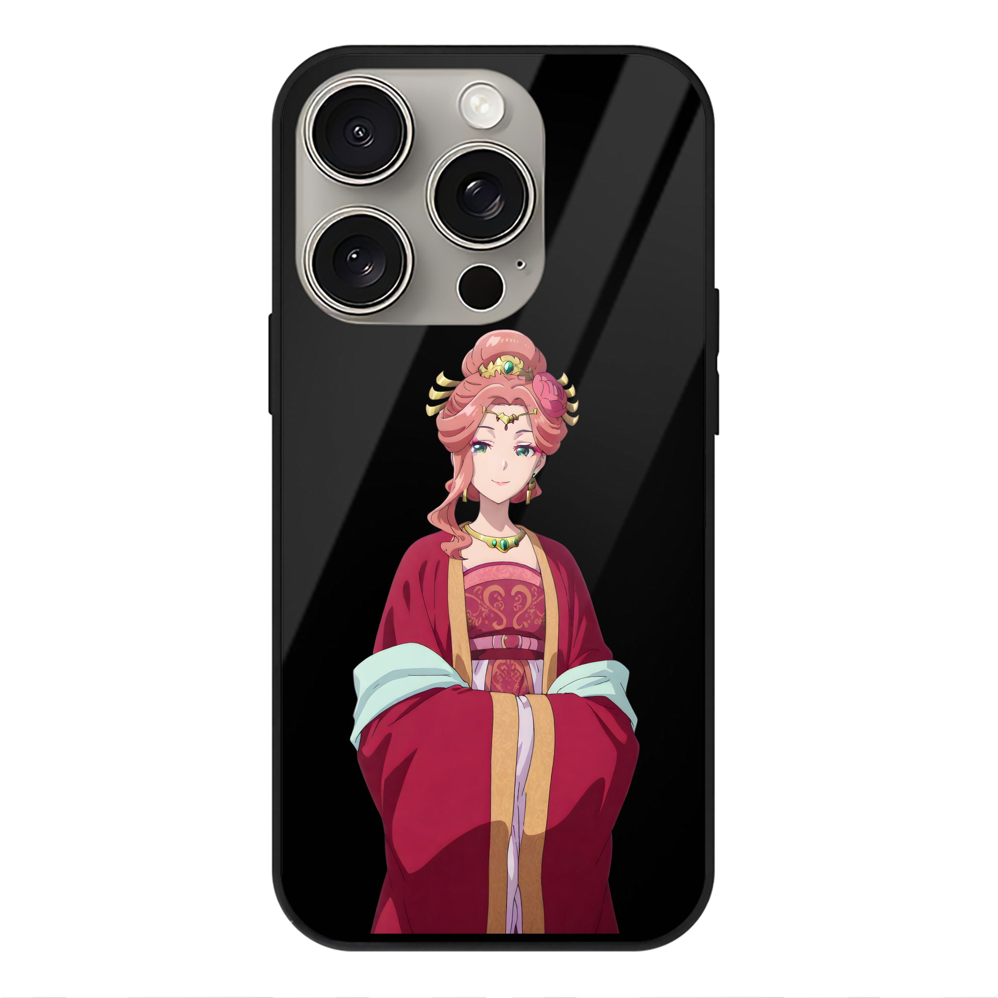 薬屋のひとりごと The Apothecary Diaries 【iPhone15Pro対応】スマホケース 耐衝撃＆黄変防止 背面ガラス