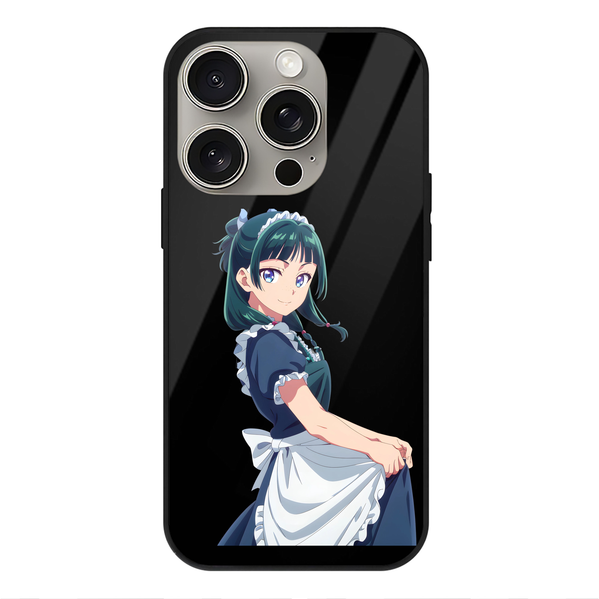 （画像用） 薬屋のひとりごと The Apothecary Diaries 【iPhone15Pro対応】スマホケース 耐衝撃＆黄変防止 背面ガラス
