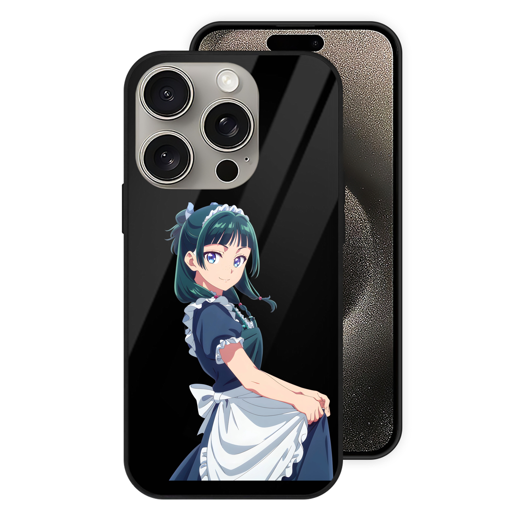 （画像用） 薬屋のひとりごと The Apothecary Diaries 【iPhone15Pro対応】スマホケース 耐衝撃＆黄変防止 背面ガラス