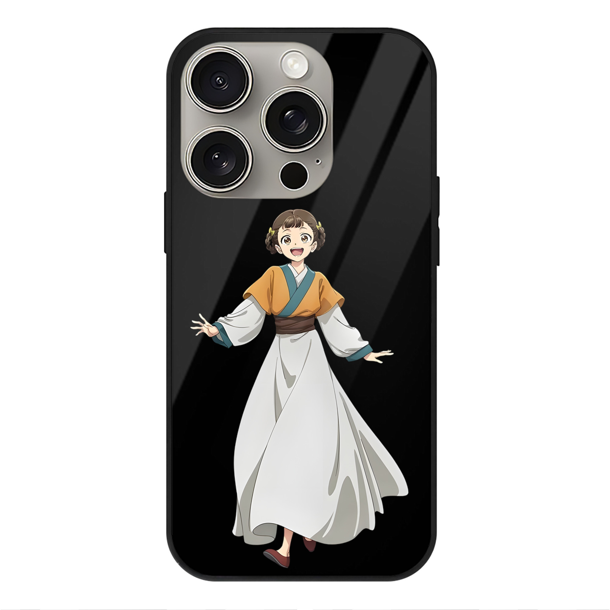薬屋のひとりごと The Apothecary Diaries 【iPhone15Pro対応】スマホケース 耐衝撃＆黄変防止 背面ガラス
