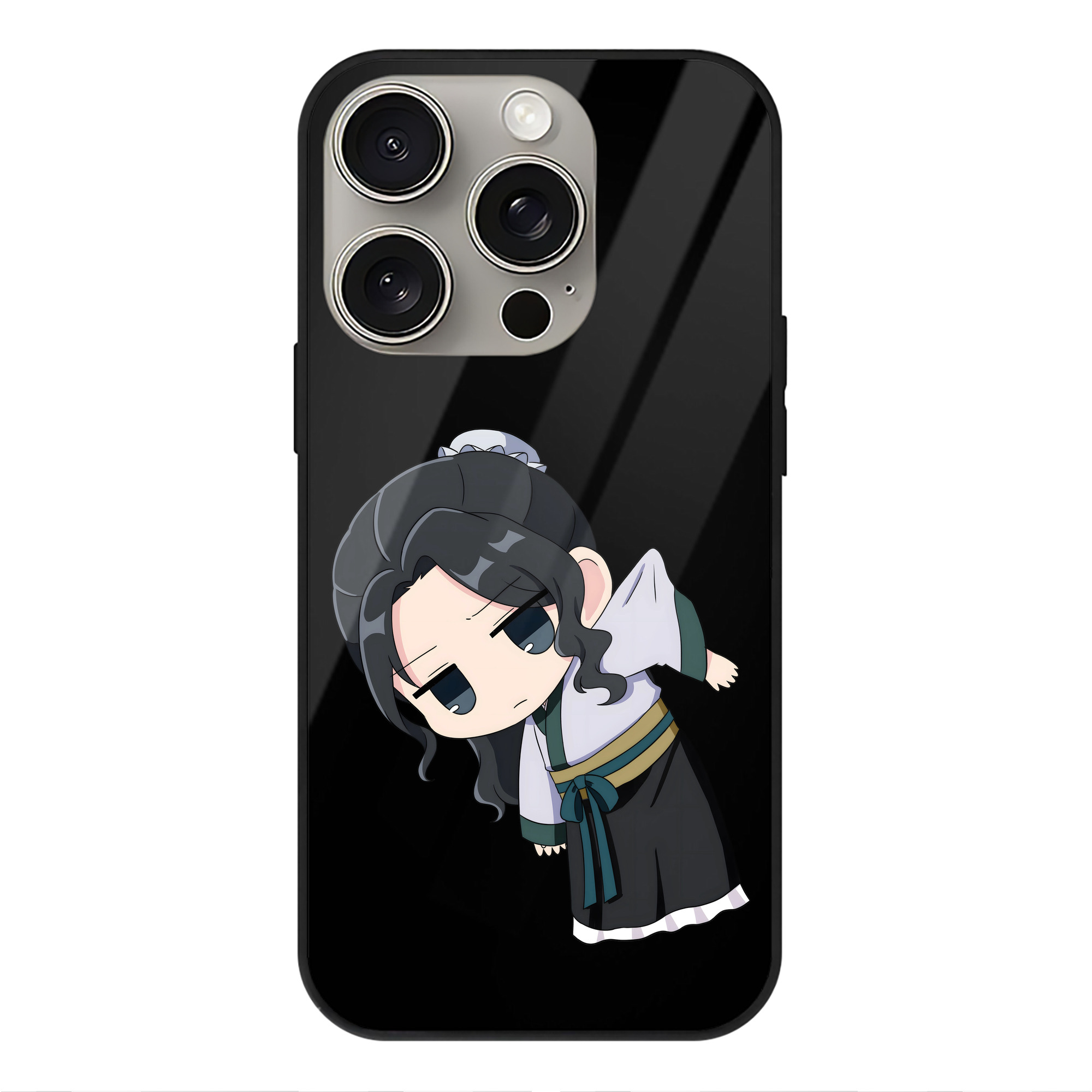 薬屋のひとりごと The Apothecary Diaries 【iPhone15Pro対応】スマホケース 耐衝撃＆黄変防止 背面ガラス