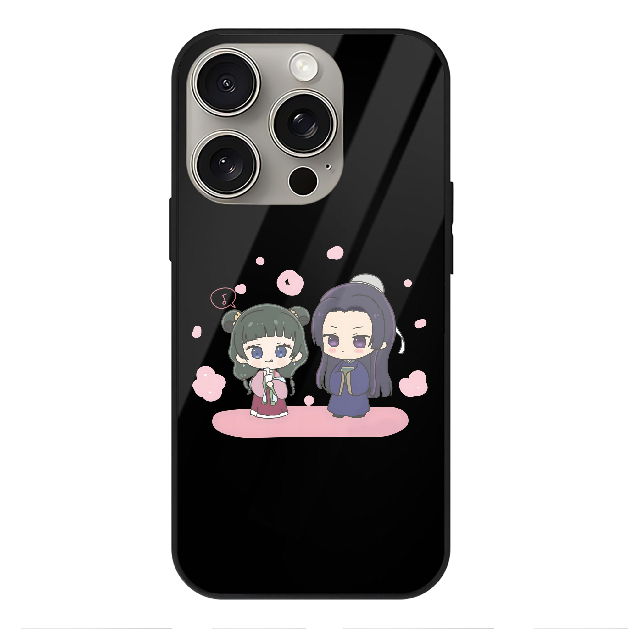 （画像用） 薬屋のひとりごと The Apothecary Diaries 【iPhone15Pro対応】スマホケース 耐衝撃＆黄変防止 背面ガラス