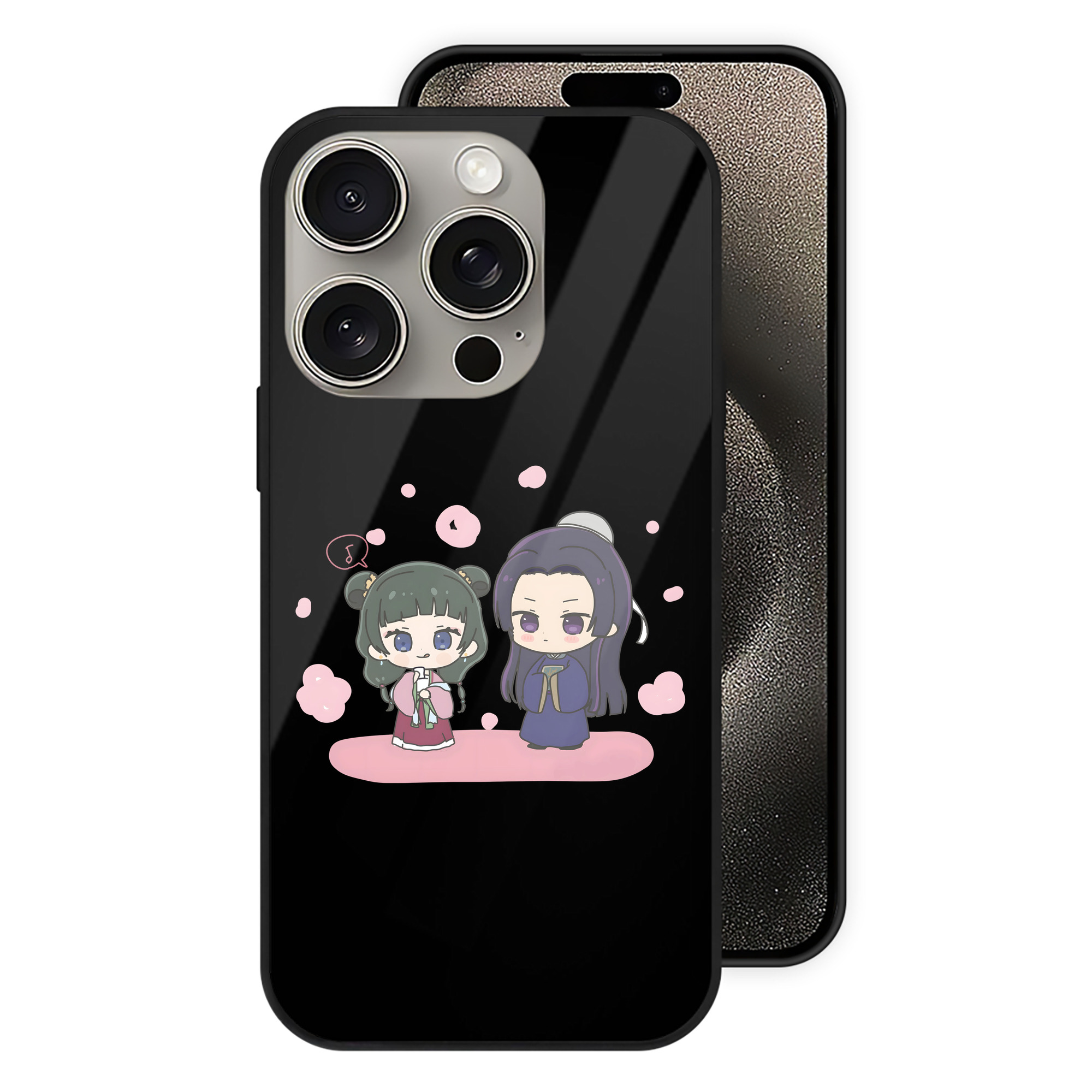 （画像用） 薬屋のひとりごと The Apothecary Diaries 【iPhone15Pro対応】スマホケース 耐衝撃＆黄変防止 背面ガラス