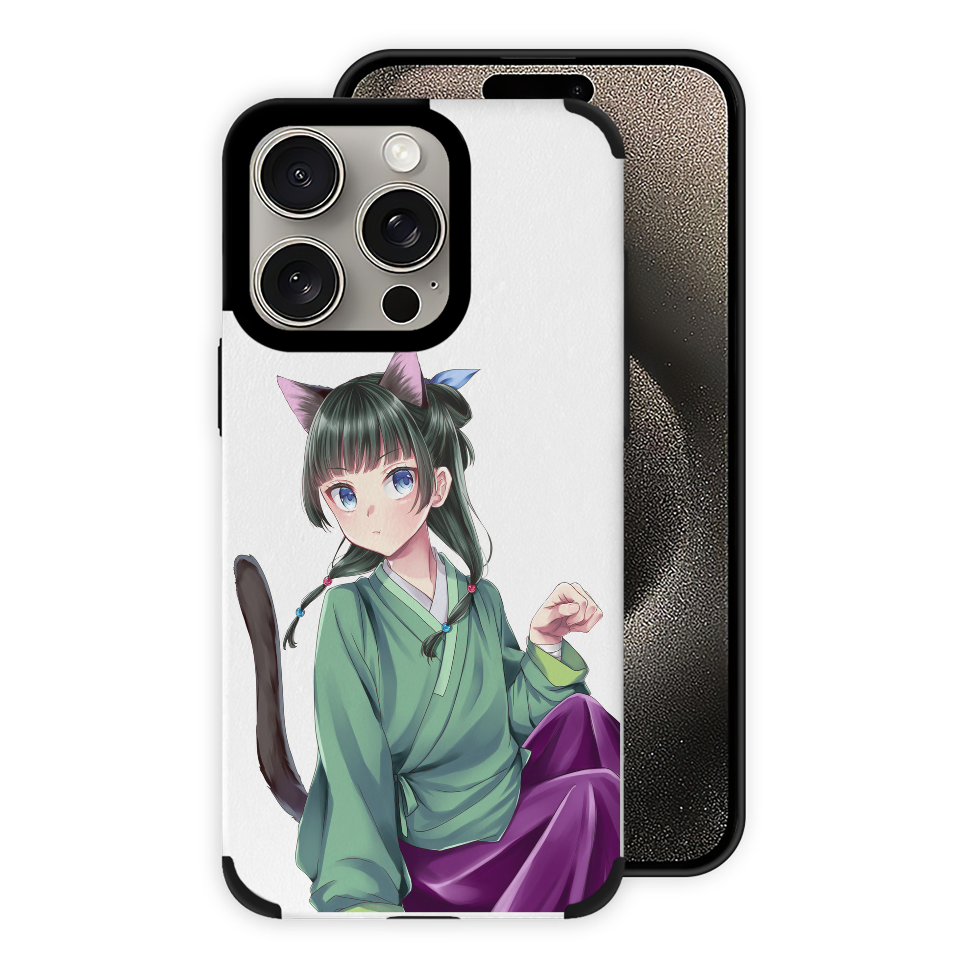 薬屋のひとりごと The Apothecary Diaries 【iPhone15ProMax対応】 PUレザー スマホケース 耐衝撃＆黄変防止