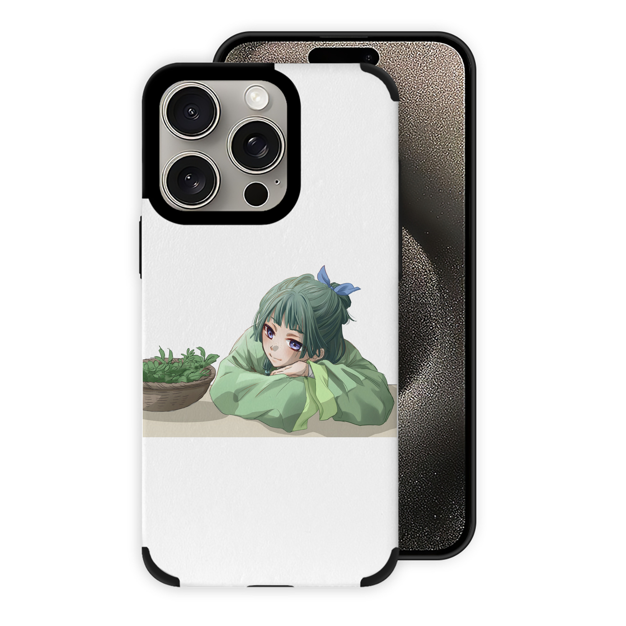 （画像用） 薬屋のひとりごと The Apothecary Diaries 【iPhone15ProMax対応】 PUレザー スマホケース 耐衝撃＆黄変防止