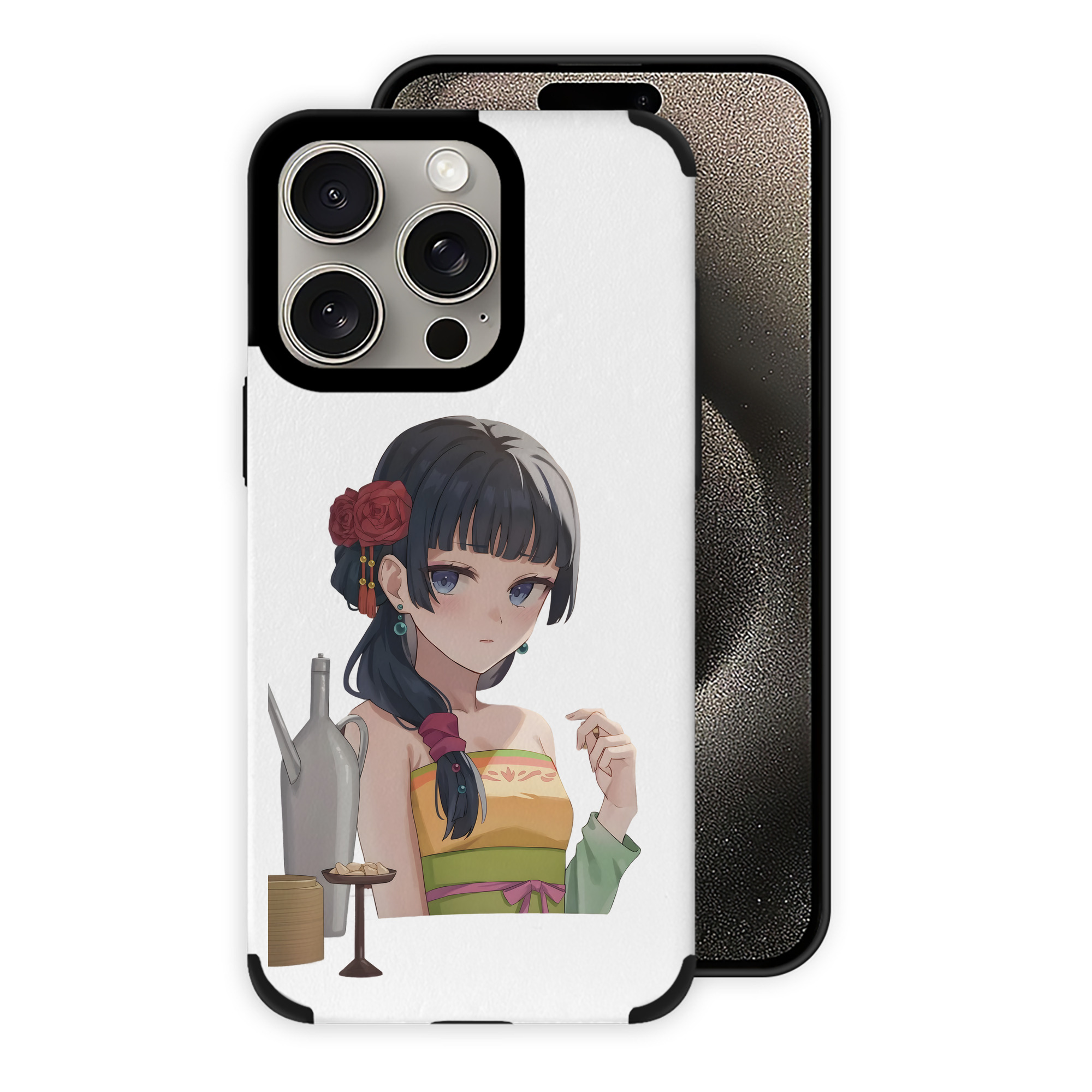 薬屋のひとりごと The Apothecary Diaries 【iPhone15ProMax対応】 PUレザー スマホケース 耐衝撃＆黄変防止