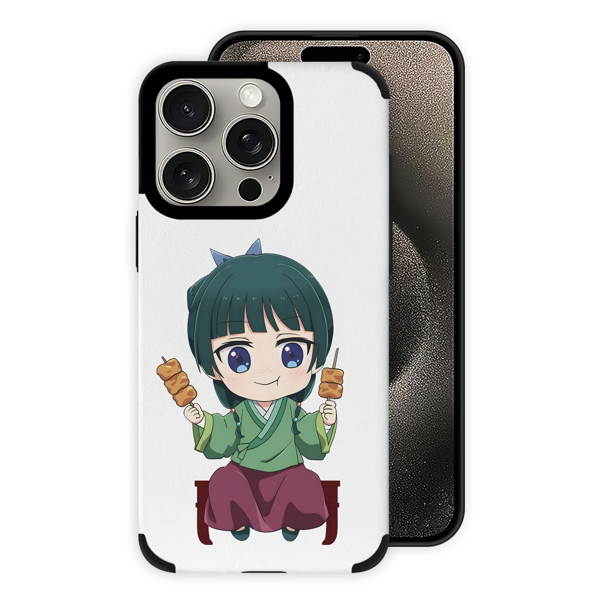 薬屋のひとりごと The Apothecary Diaries 【iPhone15ProMax対応】 PUレザー スマホケース 耐衝撃＆黄変防止