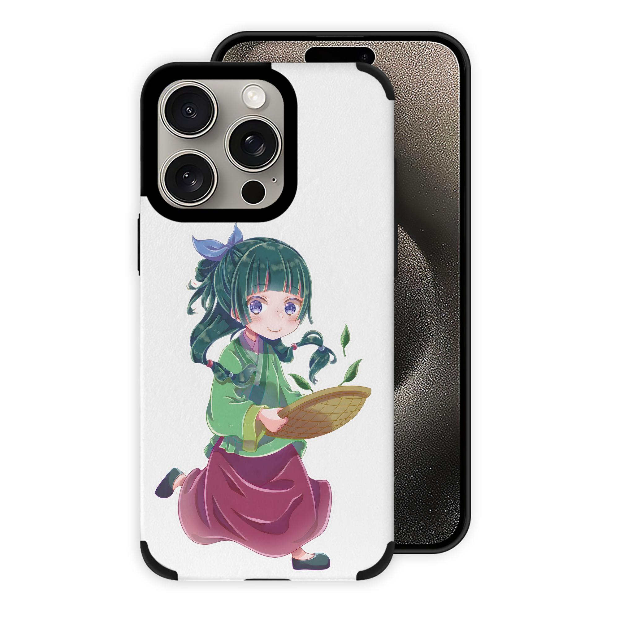 薬屋のひとりごと The Apothecary Diaries 【iPhone15ProMax対応】 PUレザー スマホケース 耐衝撃＆黄変防止