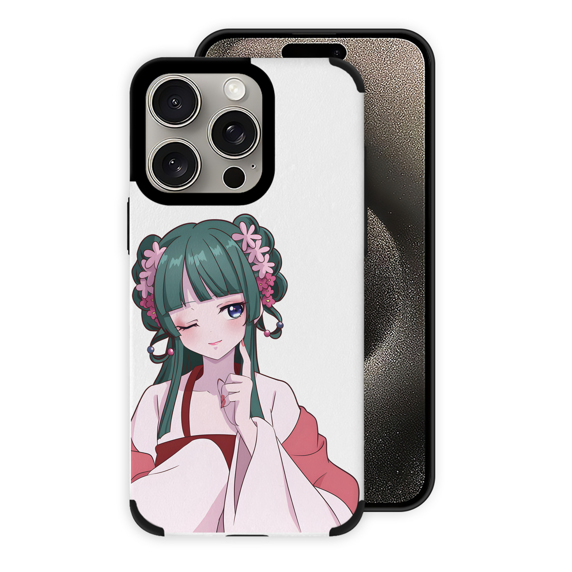 薬屋のひとりごと The Apothecary Diaries 【iPhone15ProMax対応】 PUレザー スマホケース 耐衝撃＆黄変防止