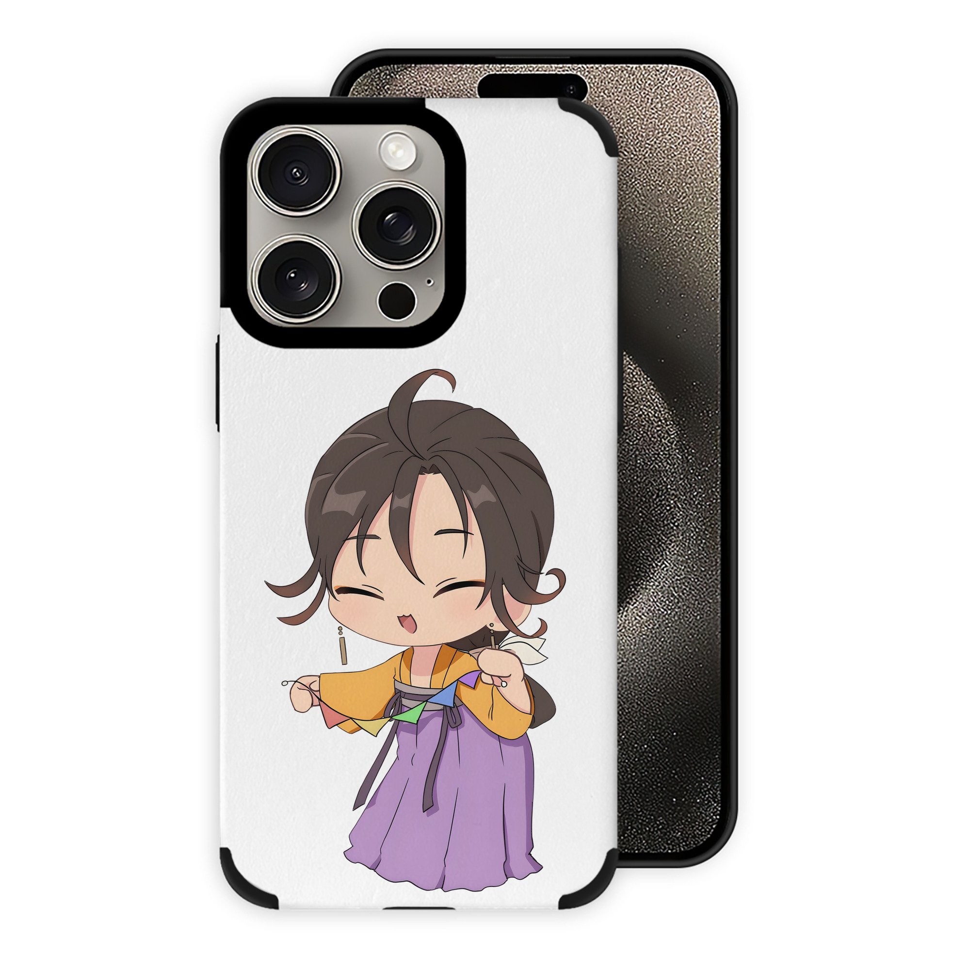 （画像用） 薬屋のひとりごと The Apothecary Diaries 【iPhone15ProMax対応】 PUレザー スマホケース 耐衝撃＆黄変防止
