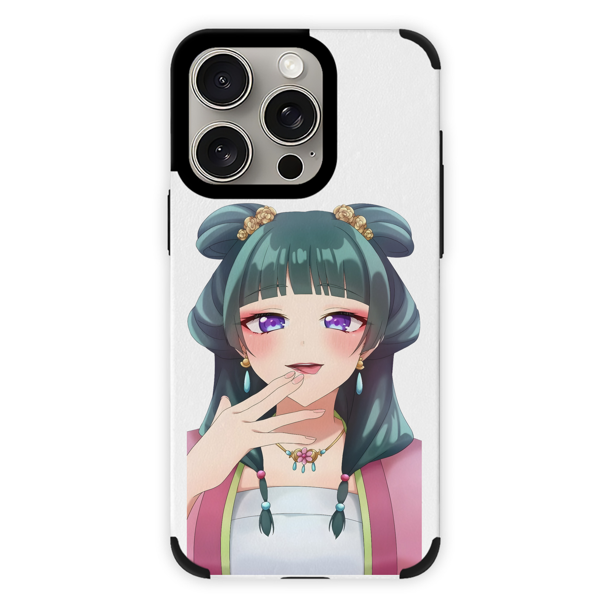 薬屋のひとりごと The Apothecary Diaries 【iPhone15ProMax対応】 PUレザー スマホケース 耐衝撃＆黄変防止