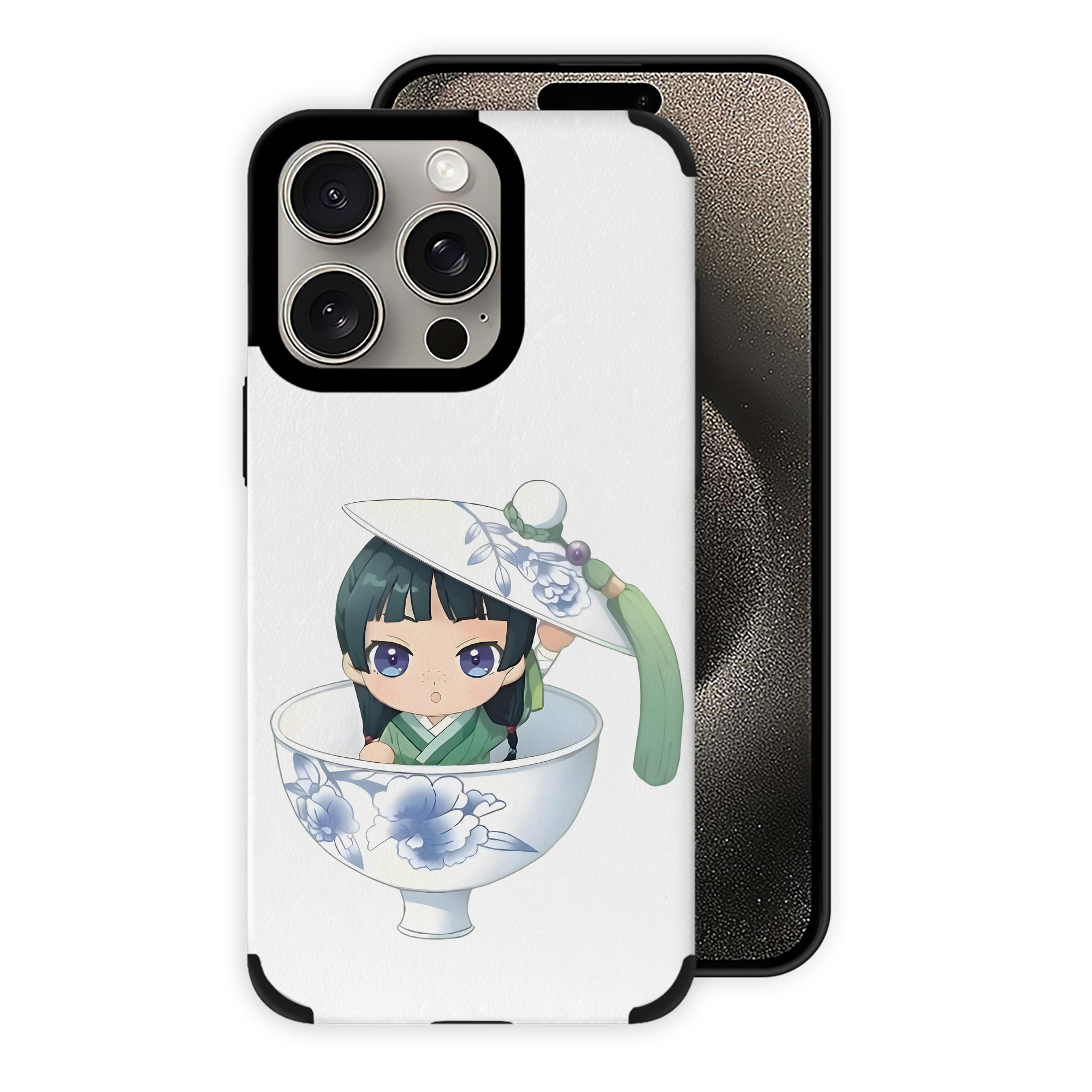 薬屋のひとりごと The Apothecary Diaries 【iPhone15ProMax対応】 PUレザー スマホケース 耐衝撃＆黄変防止