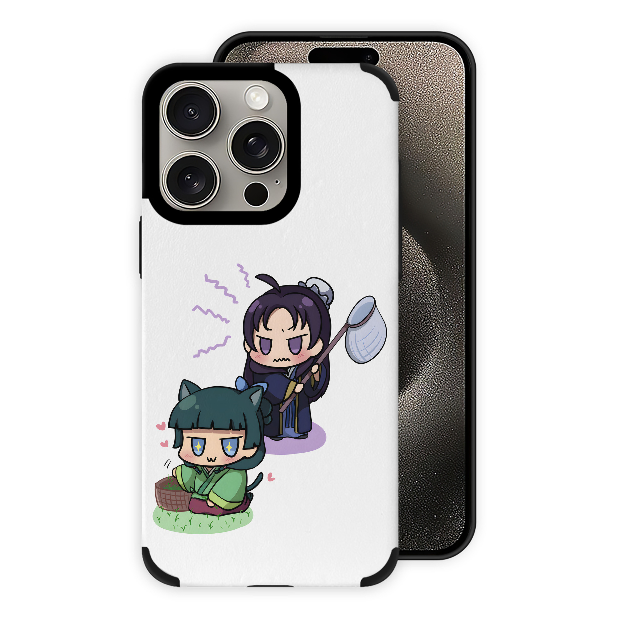 薬屋のひとりごと The Apothecary Diaries 【iPhone15ProMax対応】 PUレザー スマホケース 耐衝撃＆黄変防止