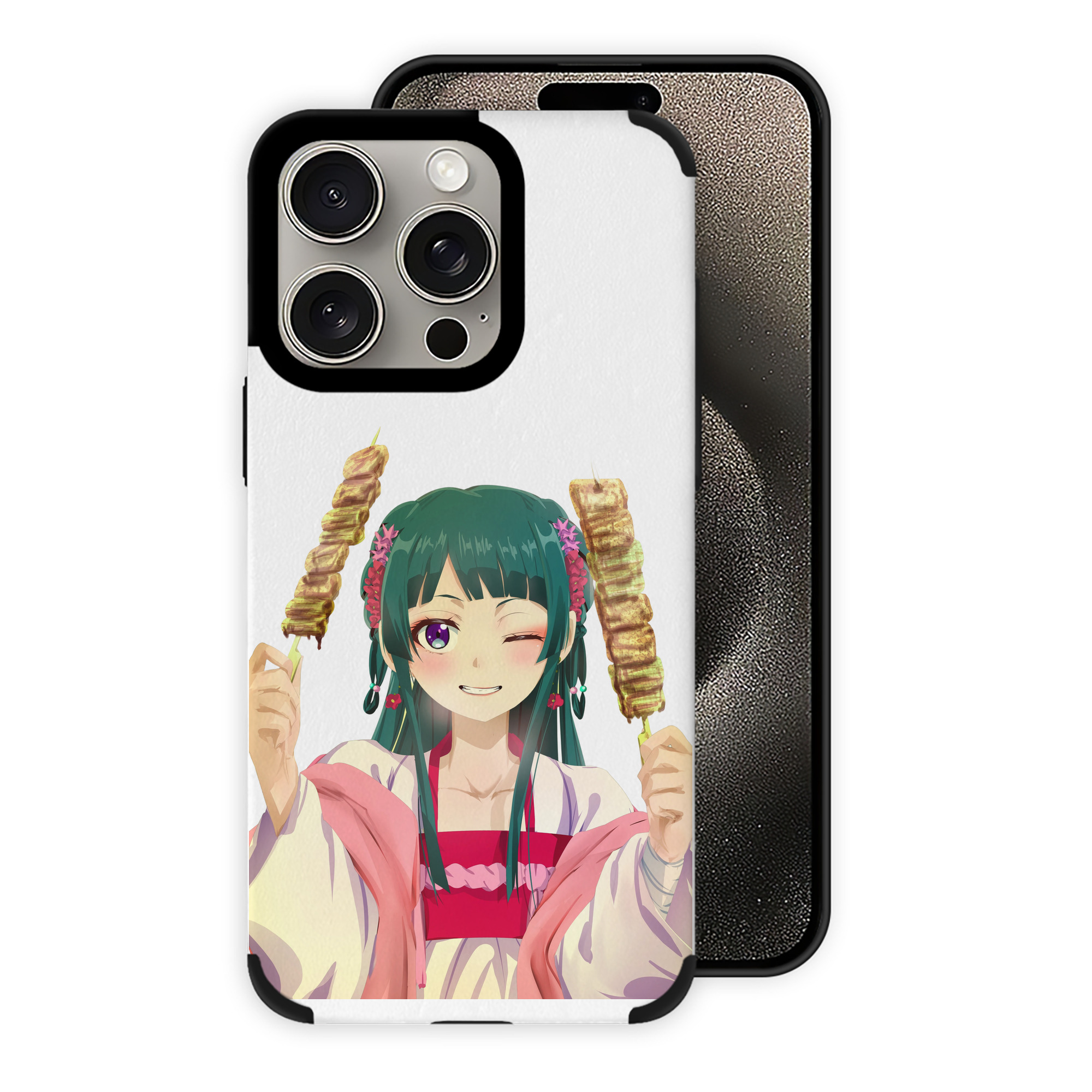 薬屋のひとりごと The Apothecary Diaries 【iPhone15ProMax対応】 PUレザー スマホケース 耐衝撃＆黄変防止