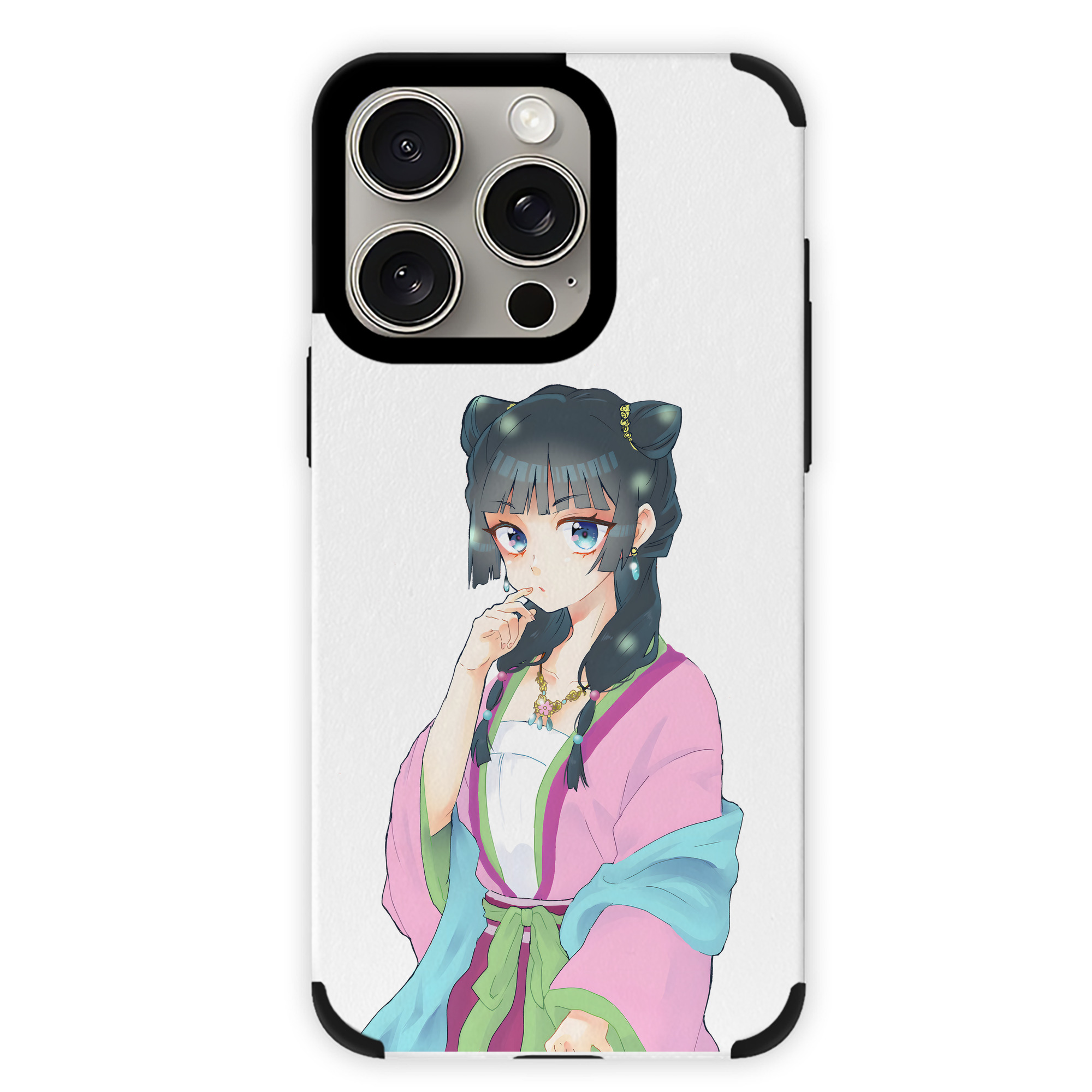 薬屋のひとりごと The Apothecary Diaries 【iPhone15ProMax対応】 PUレザー スマホケース 耐衝撃＆黄変防止