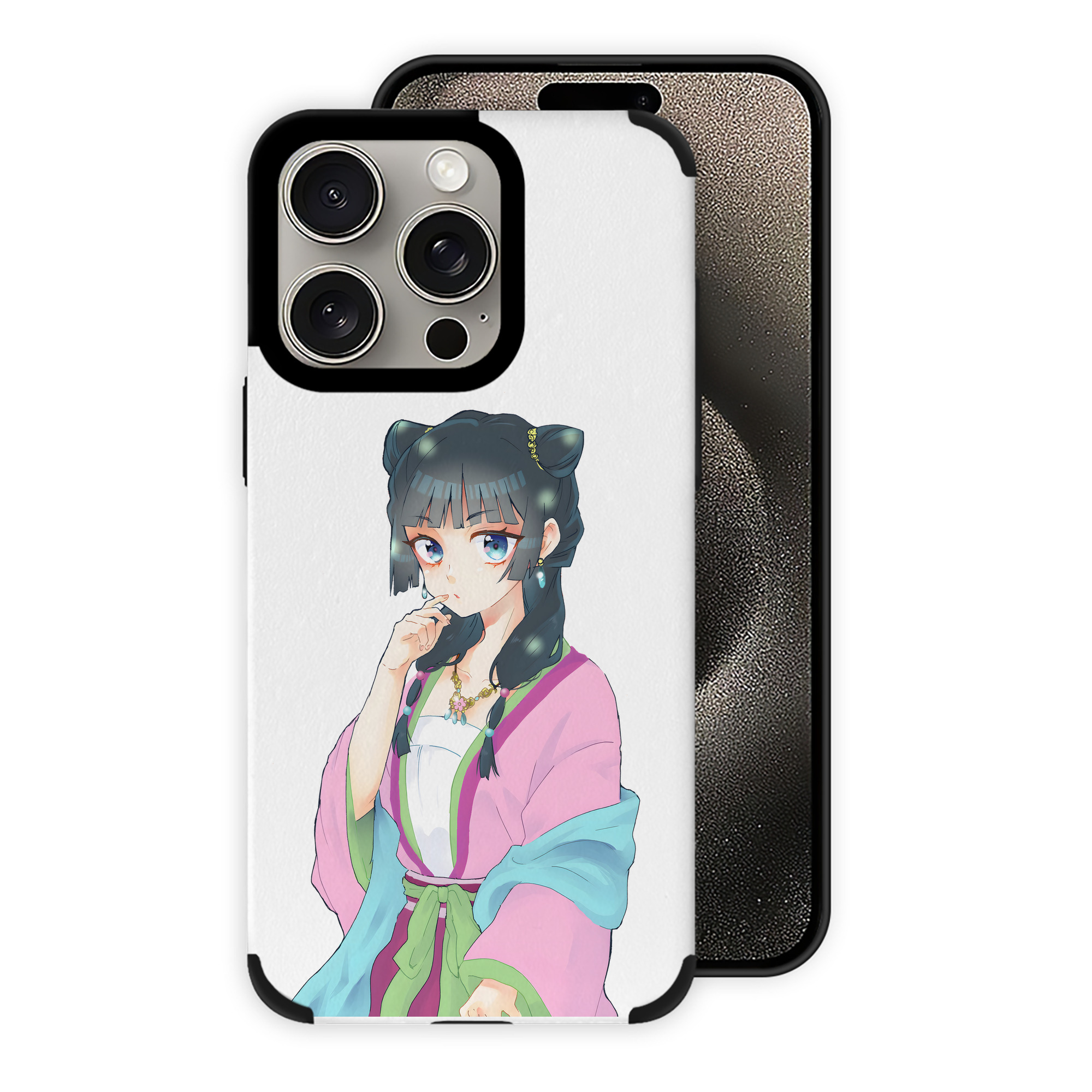 薬屋のひとりごと The Apothecary Diaries 【iPhone15ProMax対応】 PUレザー スマホケース 耐衝撃＆黄変防止