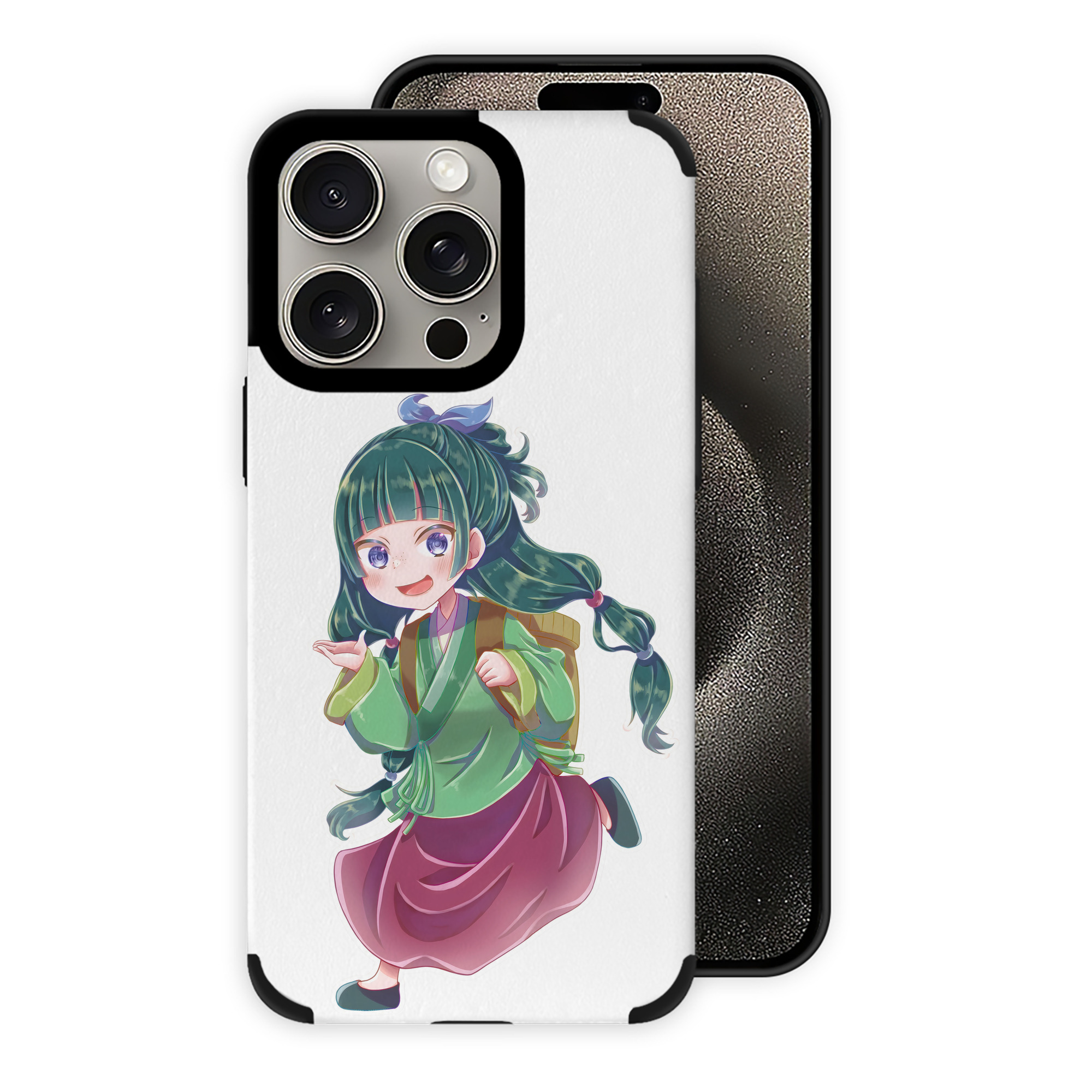 薬屋のひとりごと The Apothecary Diaries 【iPhone15ProMax対応】 PUレザー スマホケース 耐衝撃＆黄変防止
