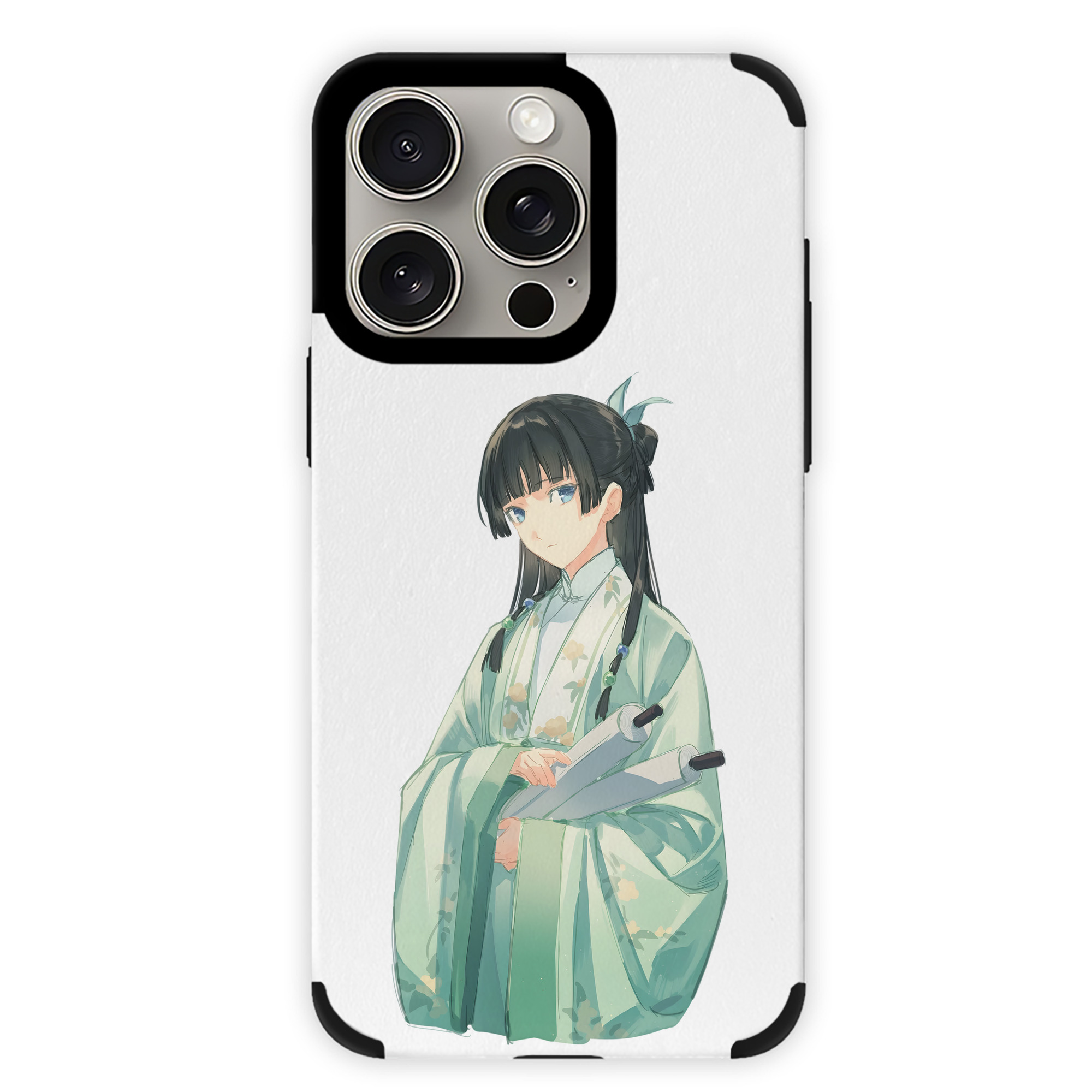 薬屋のひとりごと The Apothecary Diaries 【iPhone15ProMax対応】 PUレザー スマホケース 耐衝撃＆黄変防止
