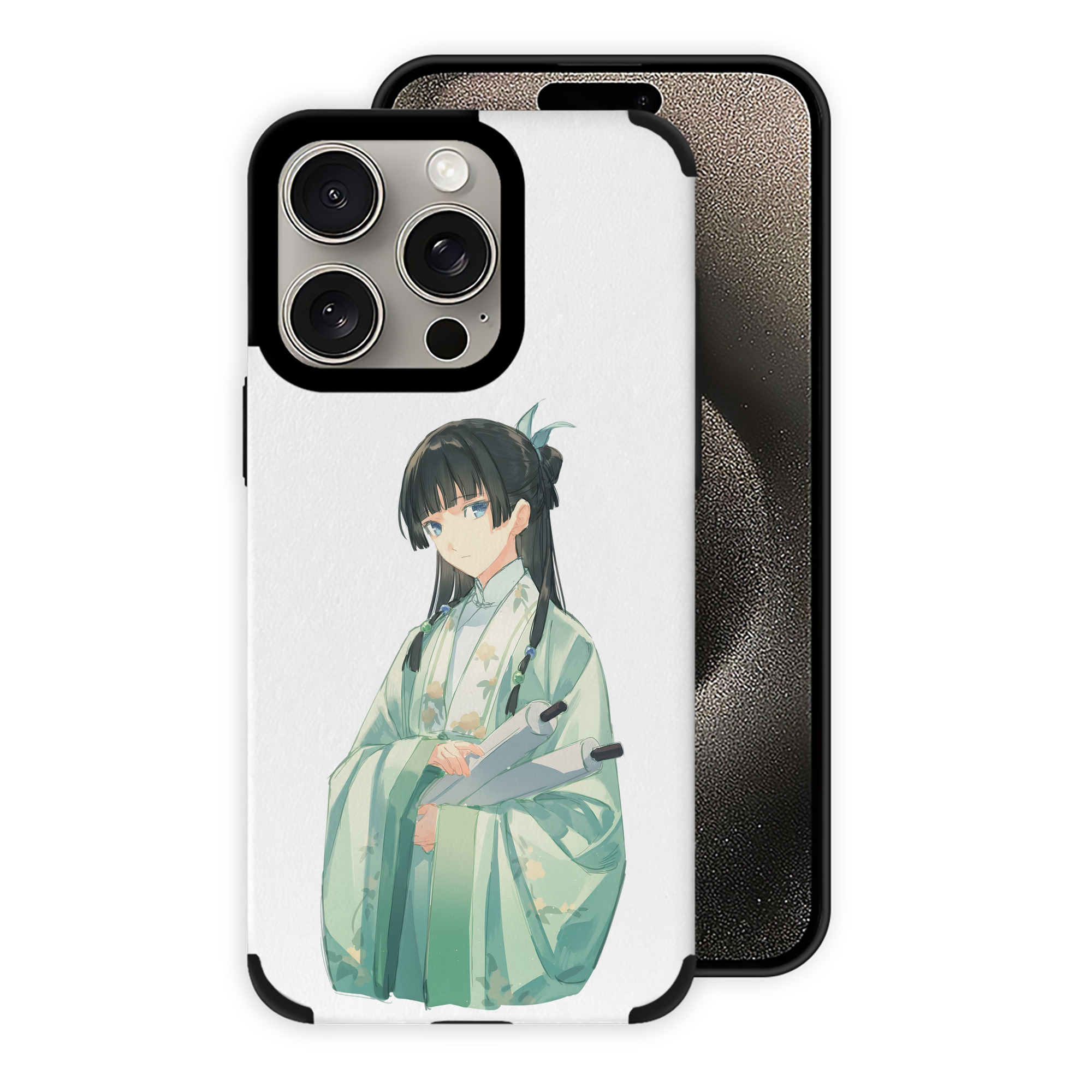薬屋のひとりごと The Apothecary Diaries 【iPhone15ProMax対応】 PUレザー スマホケース 耐衝撃＆黄変防止
