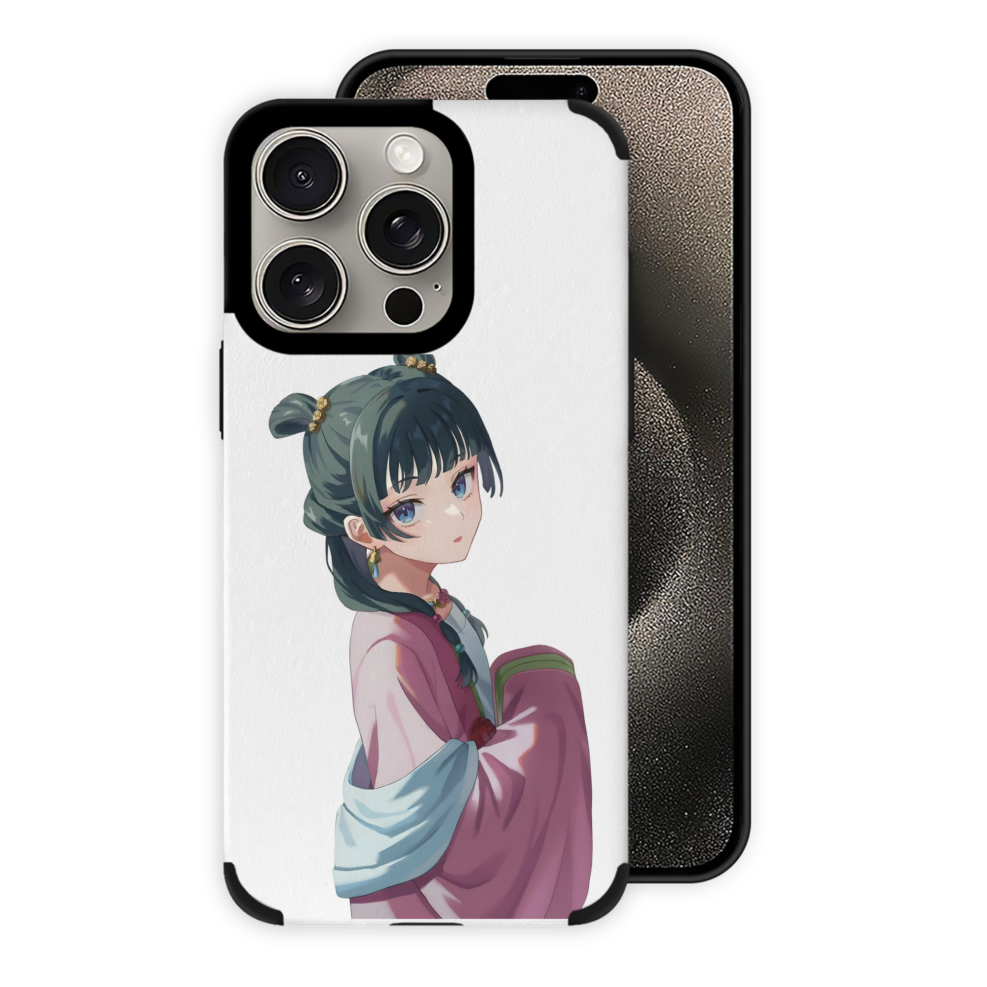 薬屋のひとりごと The Apothecary Diaries 【iPhone15ProMax対応】 PUレザー スマホケース 耐衝撃＆黄変防止