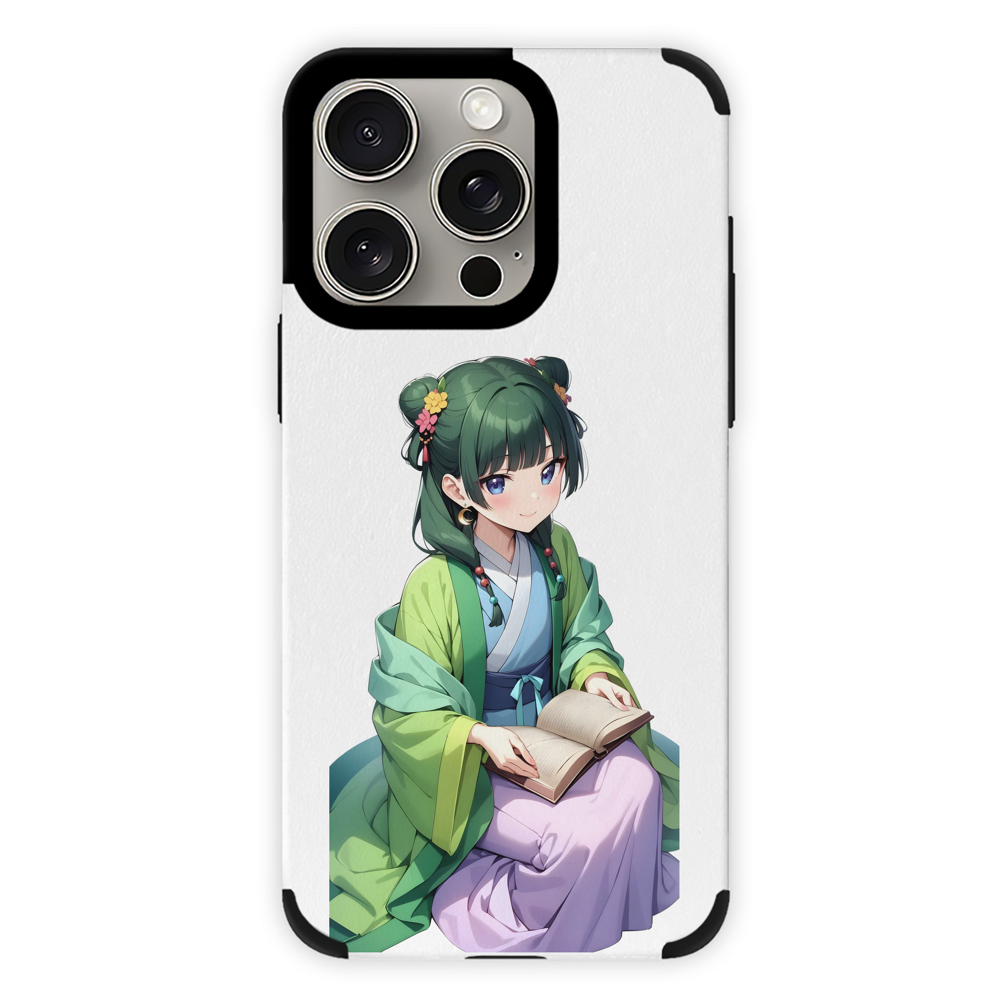 薬屋のひとりごと The Apothecary Diaries 【iPhone15ProMax対応】 PUレザー スマホケース 耐衝撃＆黄変防止