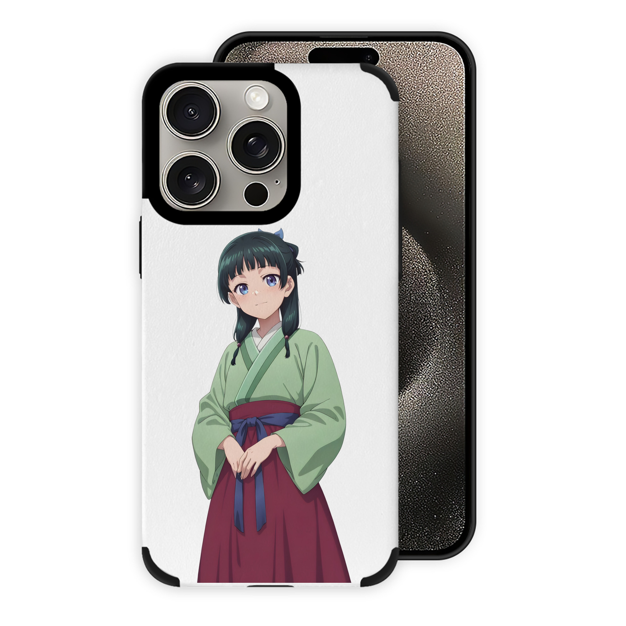 薬屋のひとりごと The Apothecary Diaries 【iPhone15ProMax対応】 PUレザー スマホケース 耐衝撃＆黄変防止