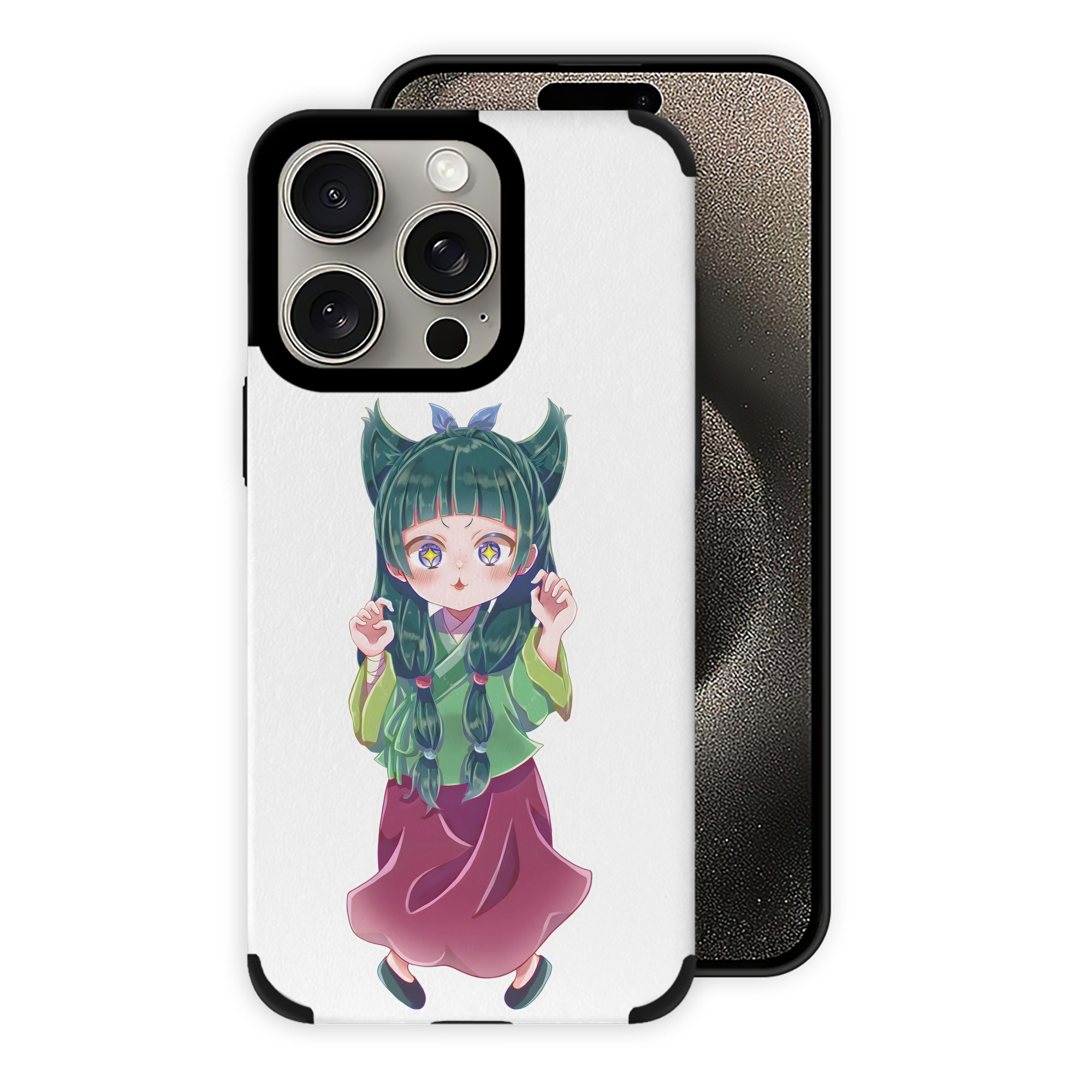 薬屋のひとりごと The Apothecary Diaries 【iPhone15ProMax対応】 PUレザー スマホケース 耐衝撃＆黄変防止