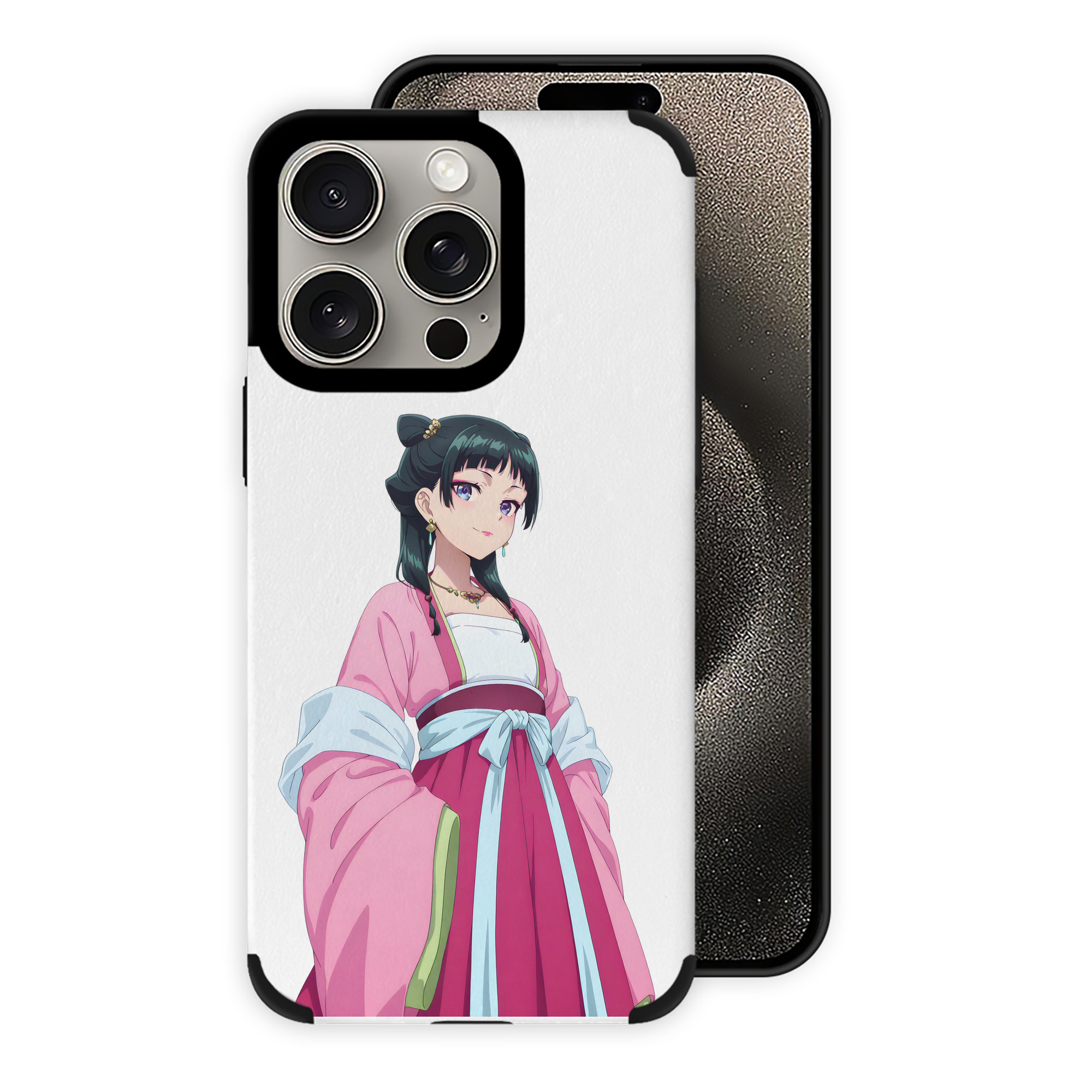 薬屋のひとりごと The Apothecary Diaries 【iPhone15ProMax対応】 PUレザー スマホケース 耐衝撃＆黄変防止