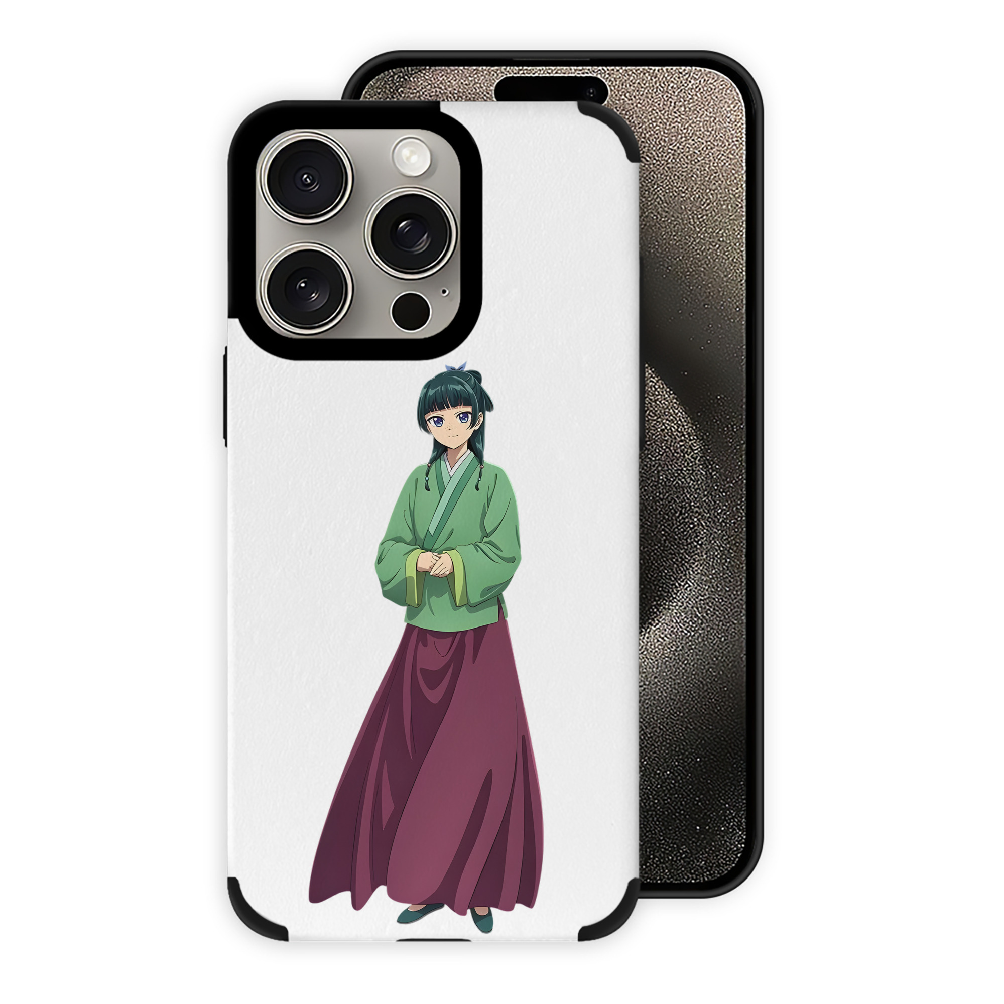 薬屋のひとりごと The Apothecary Diaries 【iPhone15ProMax対応】 PUレザー スマホケース 耐衝撃＆黄変防止