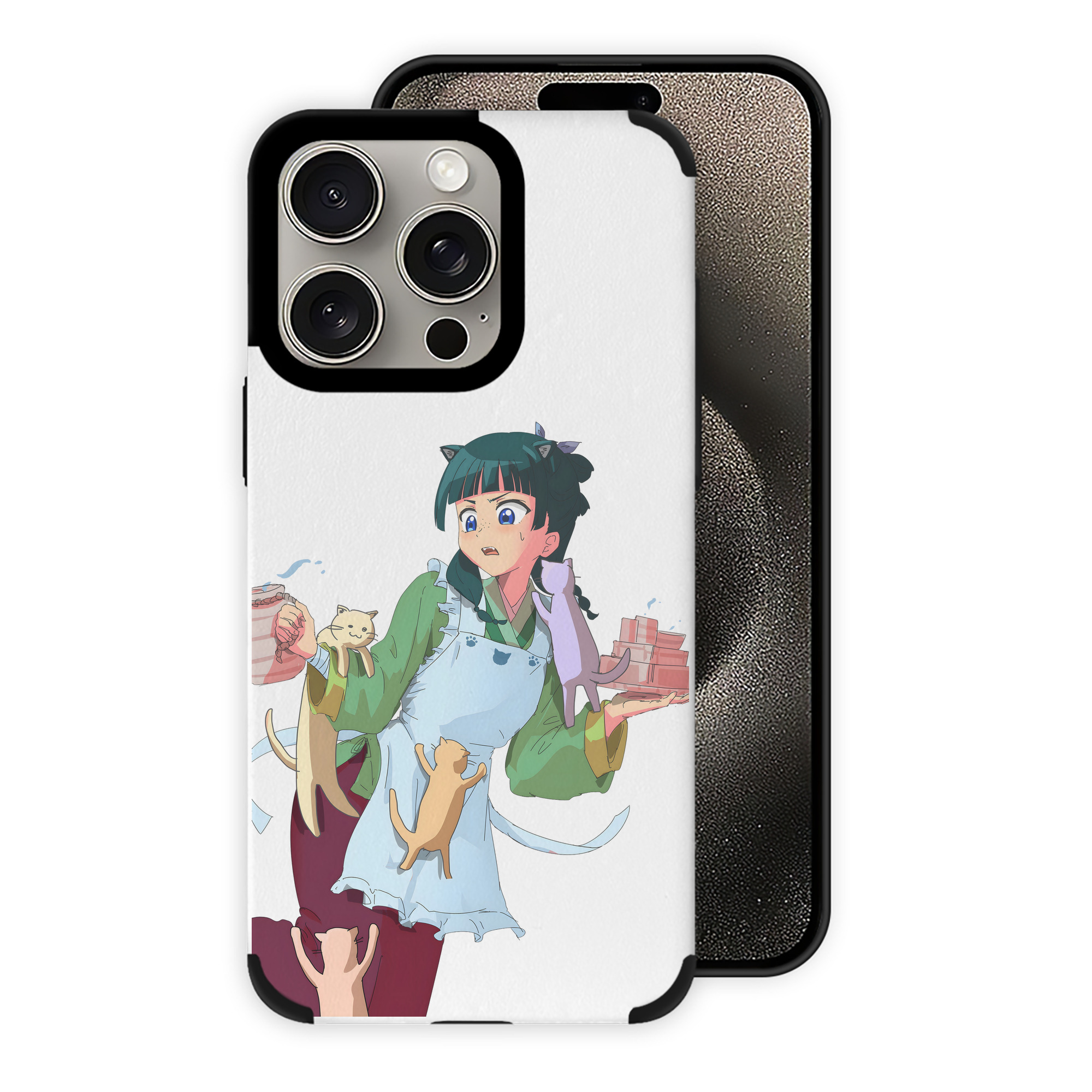 （画像用） 薬屋のひとりごと The Apothecary Diaries 【iPhone15ProMax対応】 PUレザー スマホケース 耐衝撃＆黄変防止